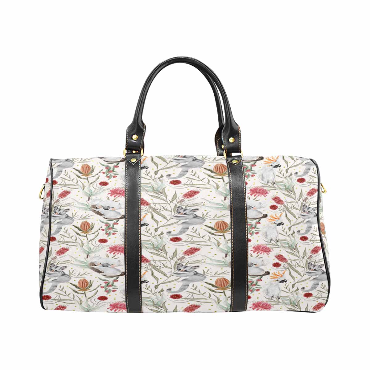 Australian Animals, Koala Cockatoo and Sugar Glider Travel Bag