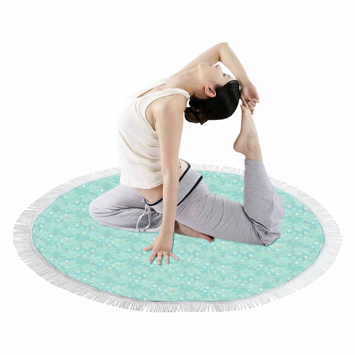 Australian Eucalyptus Circular Beach Towel Shawl 59"