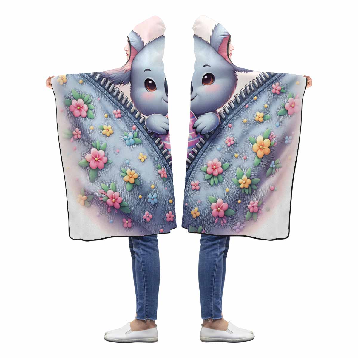 Easter Koala Awd 1303 Hooded Blanket 60"x50"