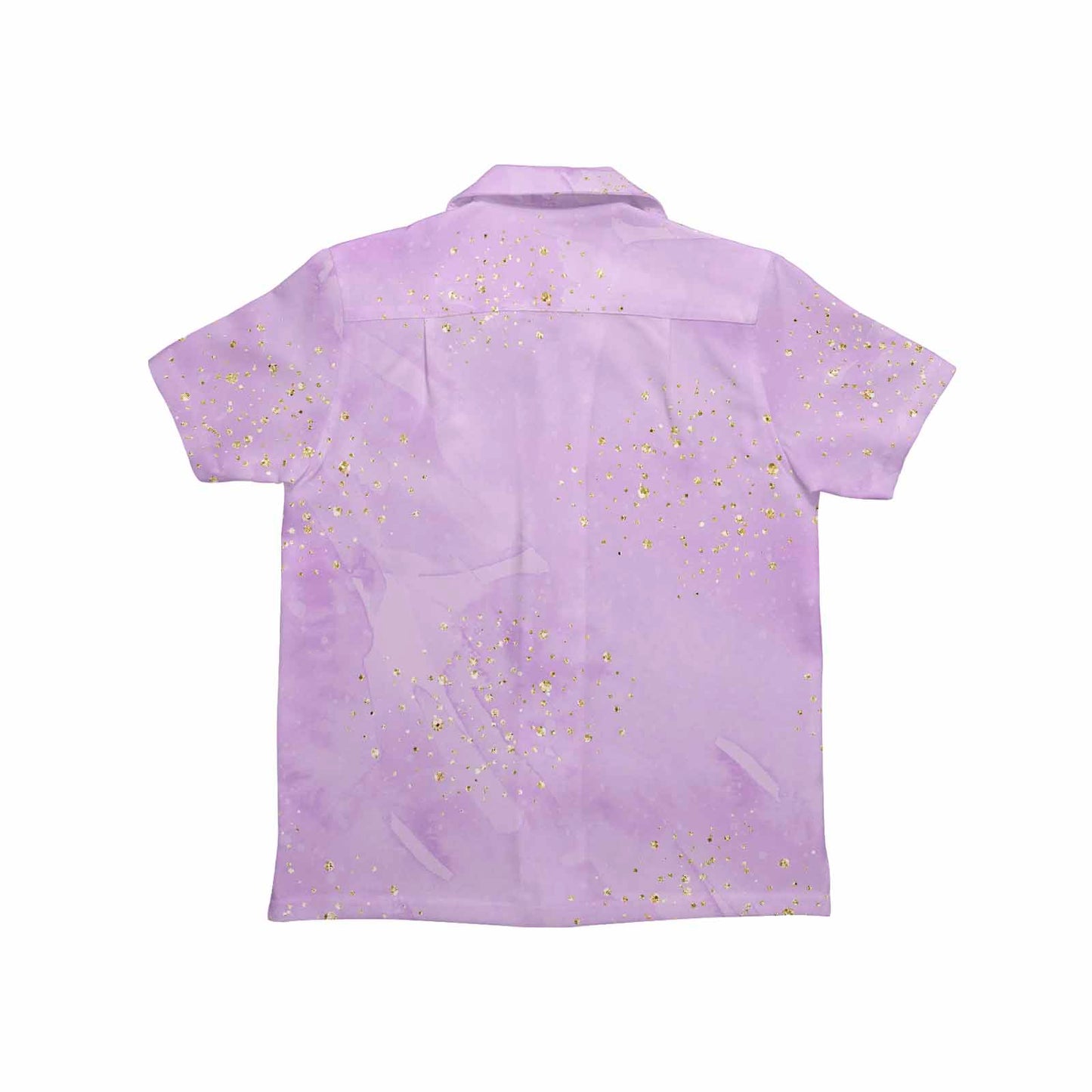 Purple Little Boys Hawaiian Shirt