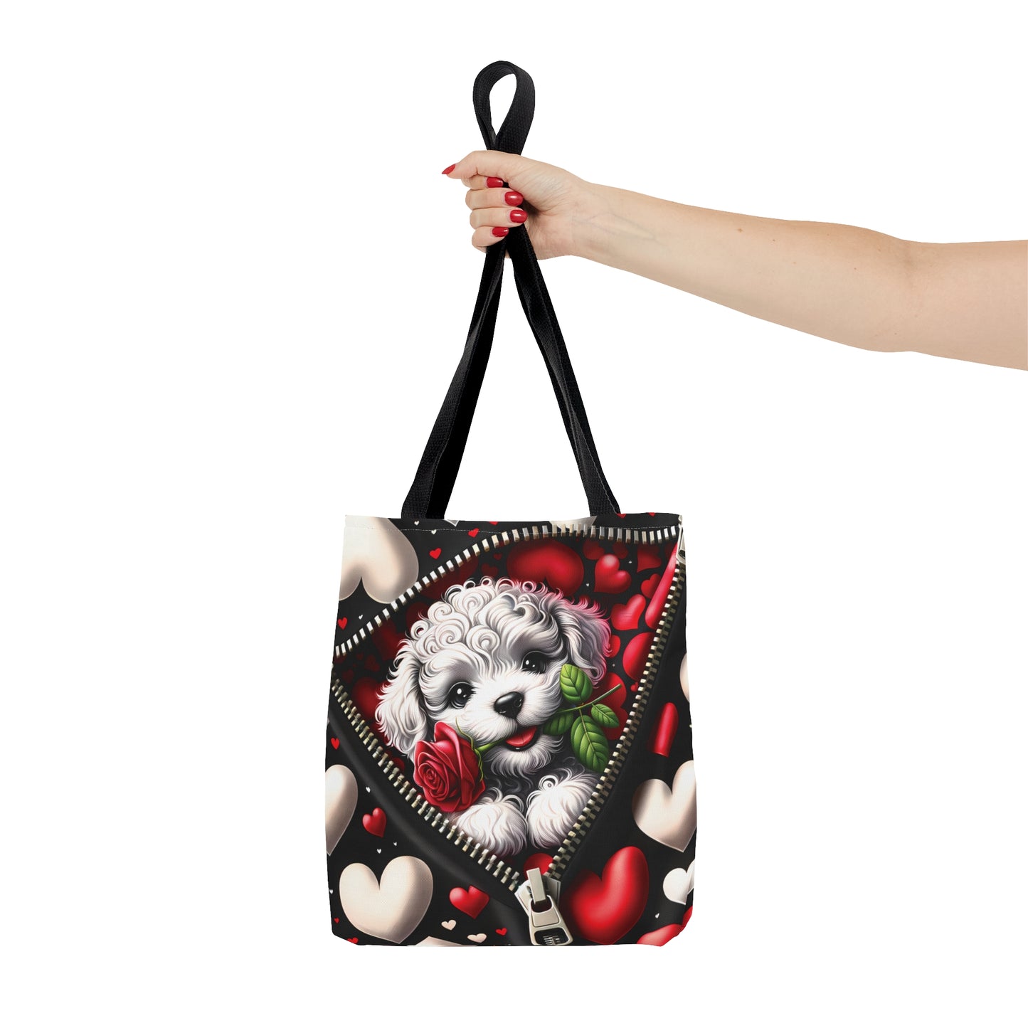 Tote Bag, Cute Dog, Personalised/Non-Personalised Tote bag