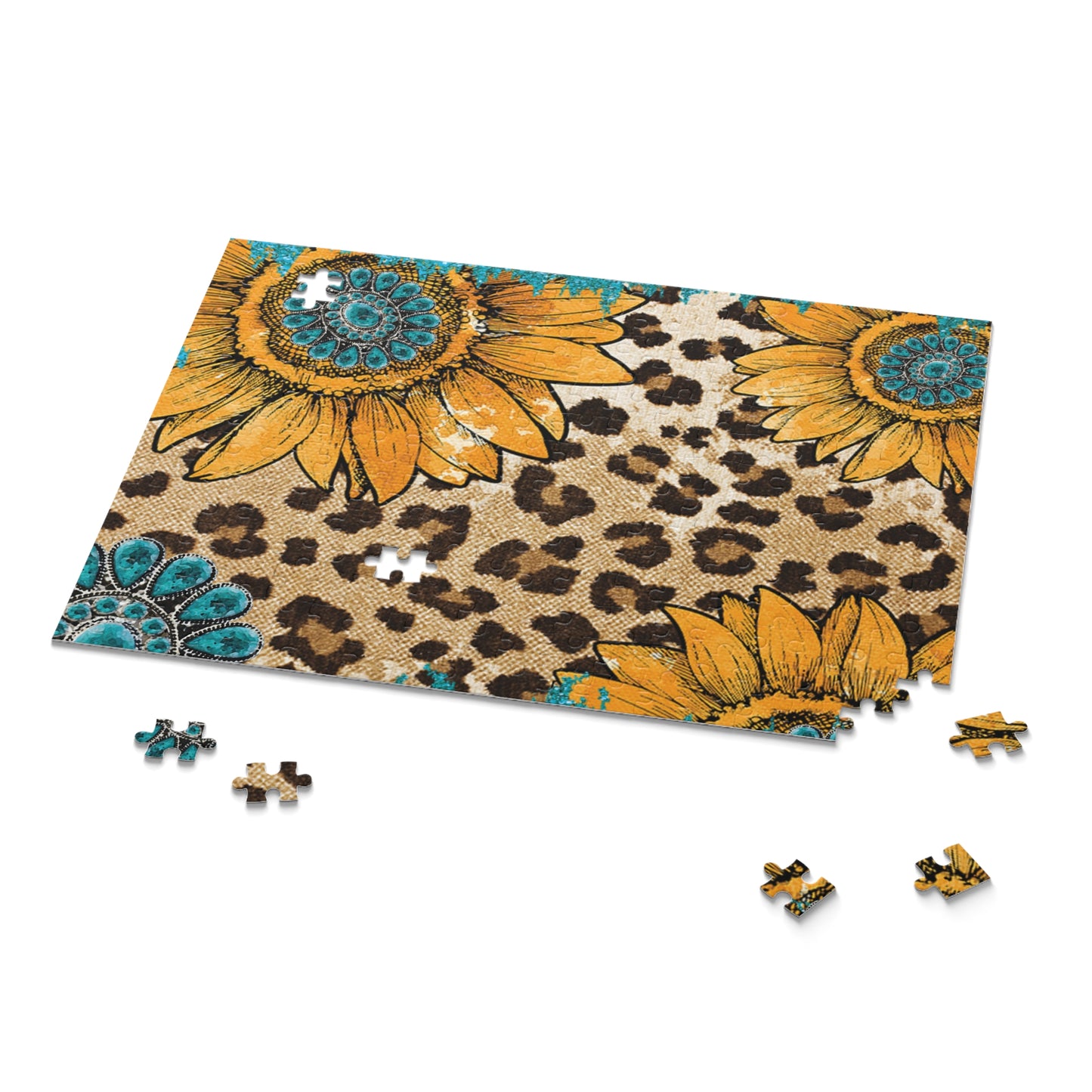 Puzzle, Western, Sunflowers (120, 252, 500-Piece) awd-604