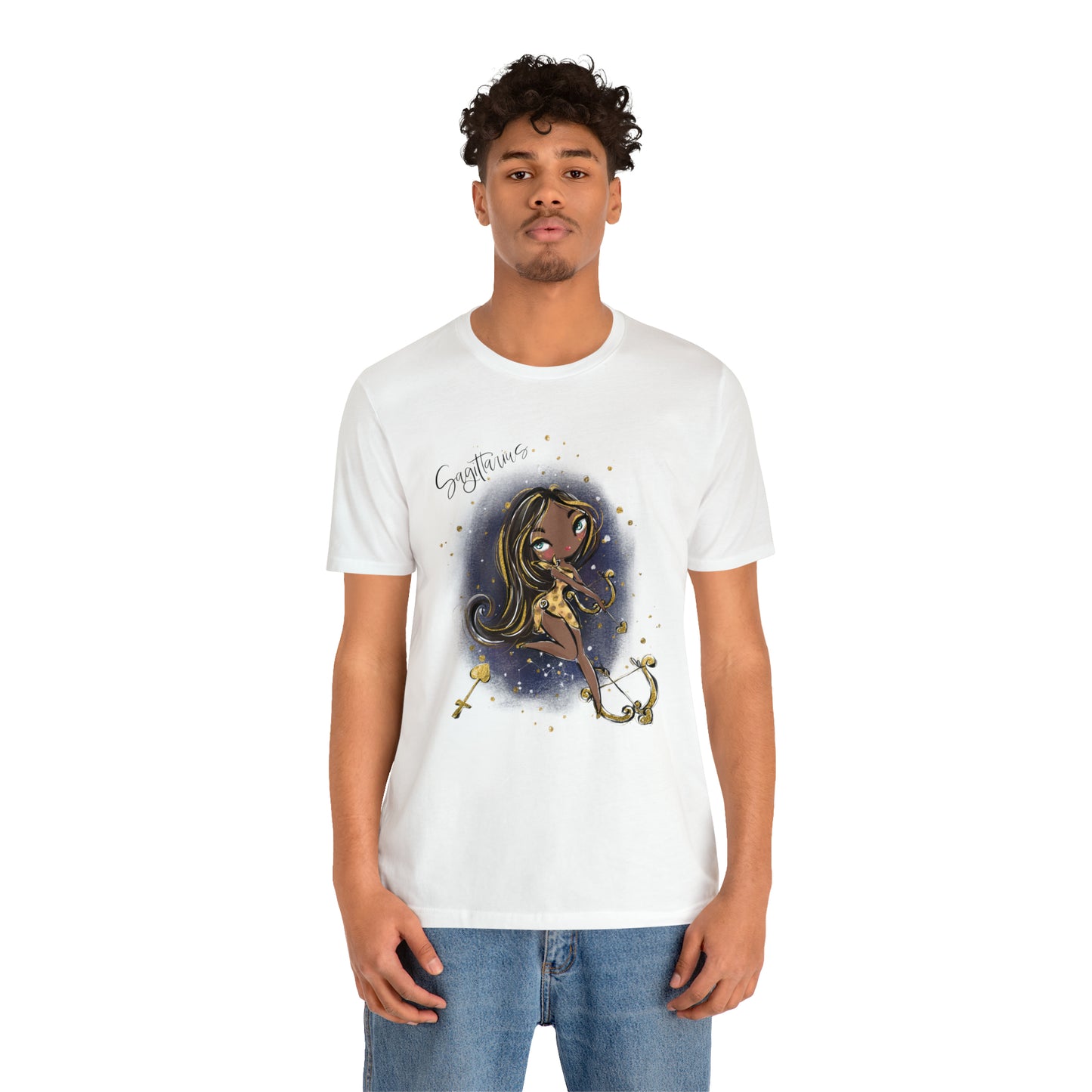 Unisex Jersey Short Sleeve Tee, Zodiac Tee, Sagittarius T-Shirt, Zodiac Sign Tee, Super Soft 9 Sizes