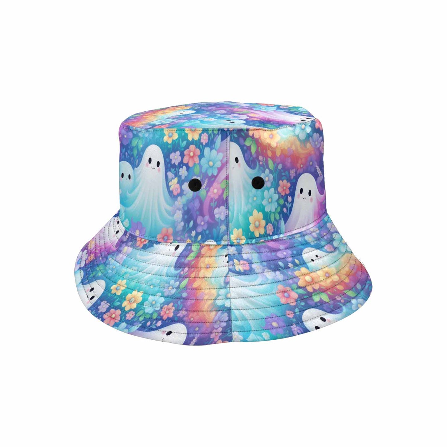 Pastel Halloween Unisex Summer Single-Layer Bucket Hat