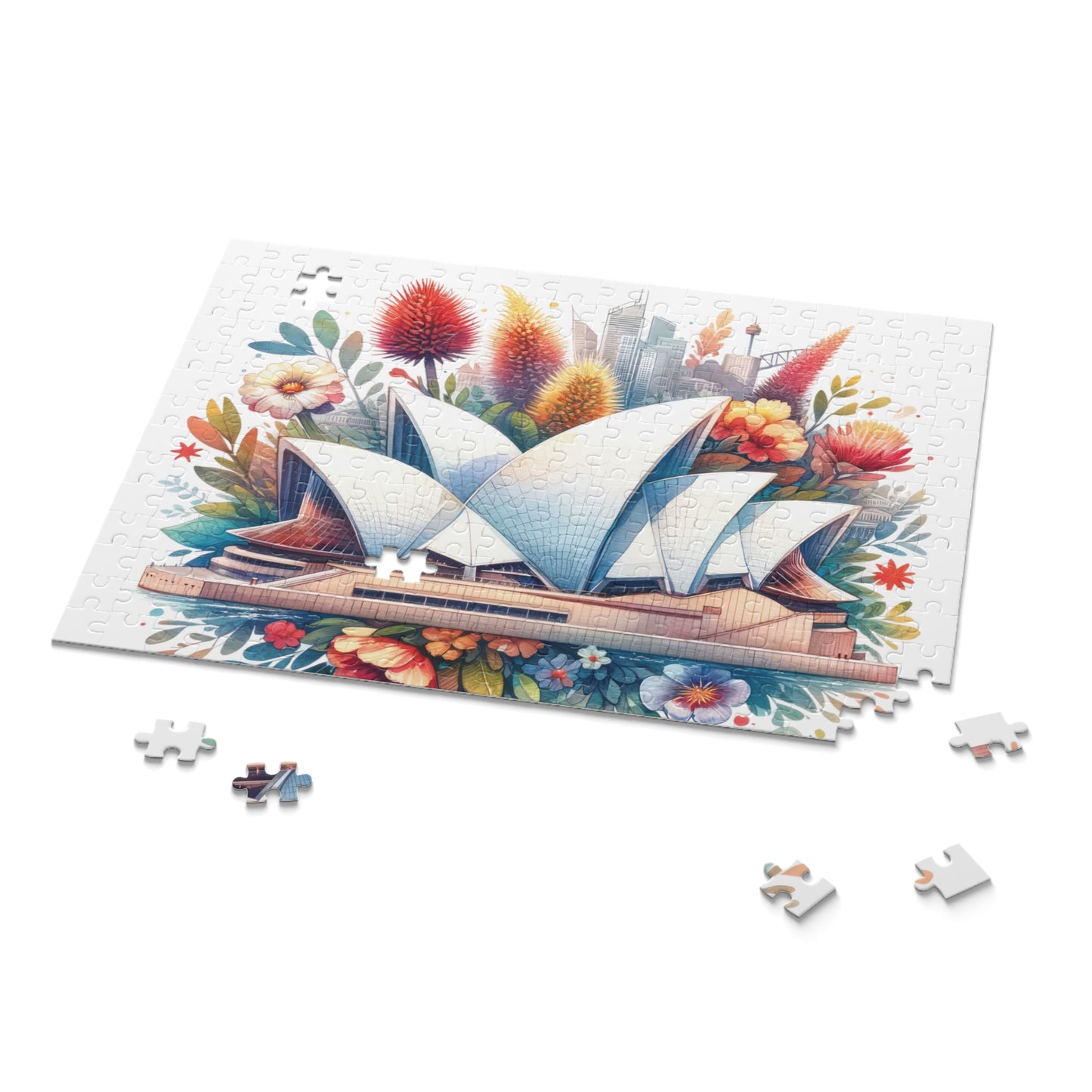 Personalised/Non-Personalised Puzzle, Sydney Opera House (120, 252, 500-Piece)