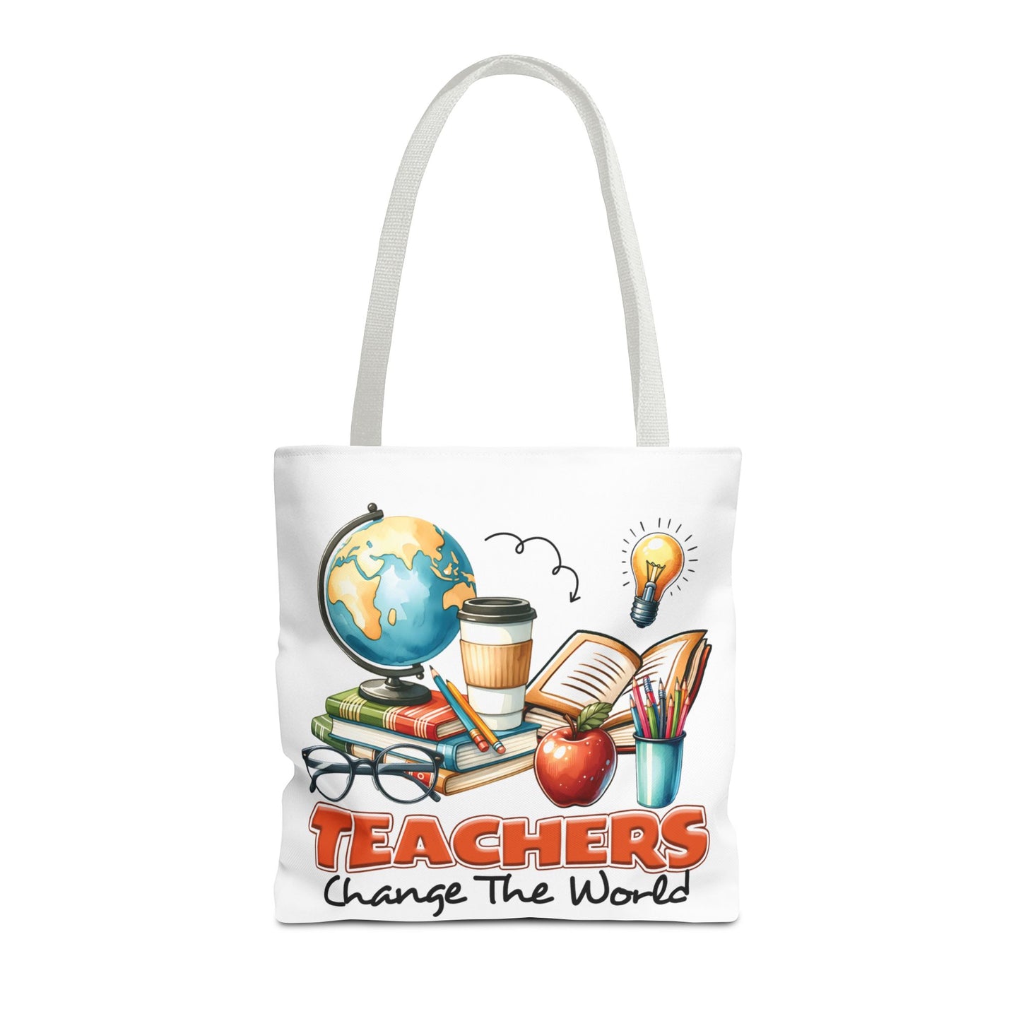 Tote Bag, Teacher, Teachers change the world Personalised/Non-Personalised Tote bag