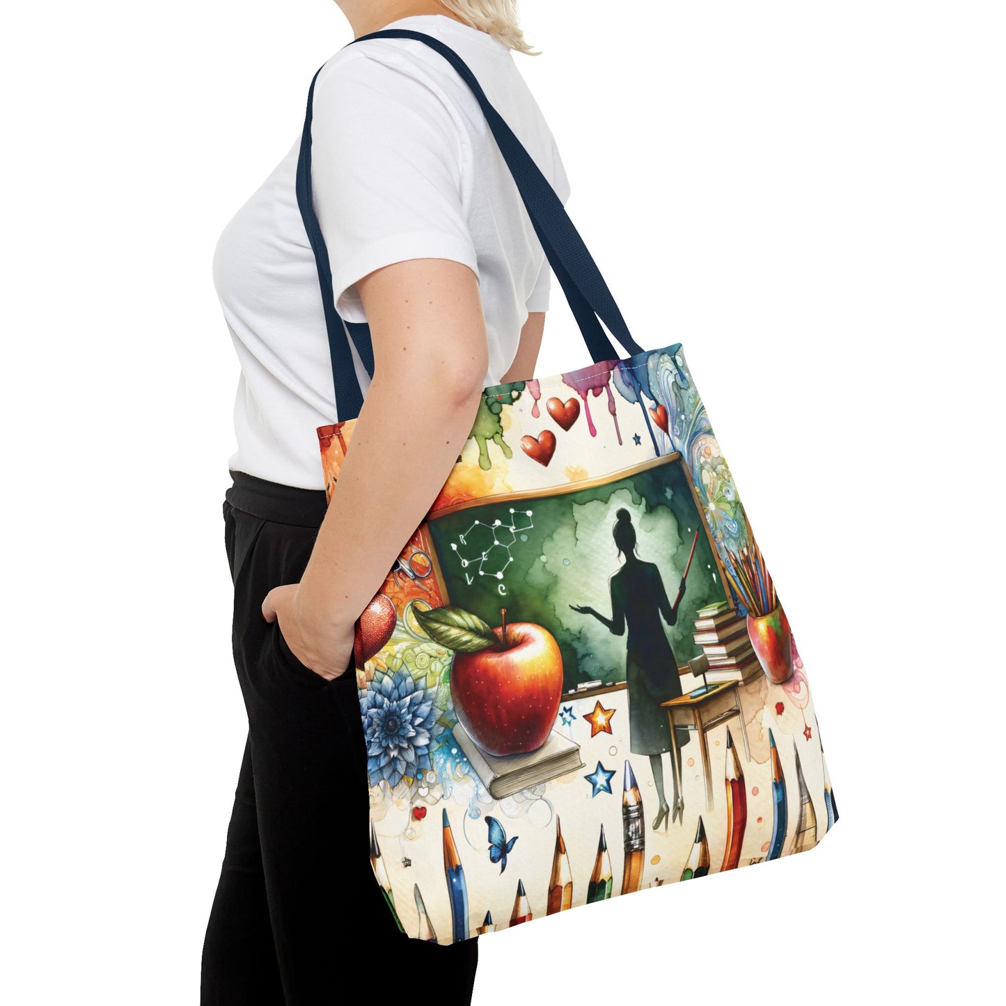 Tote Bag, Teacher, Personalised/Non-Personalised Tote bag, 3 Sizes Available