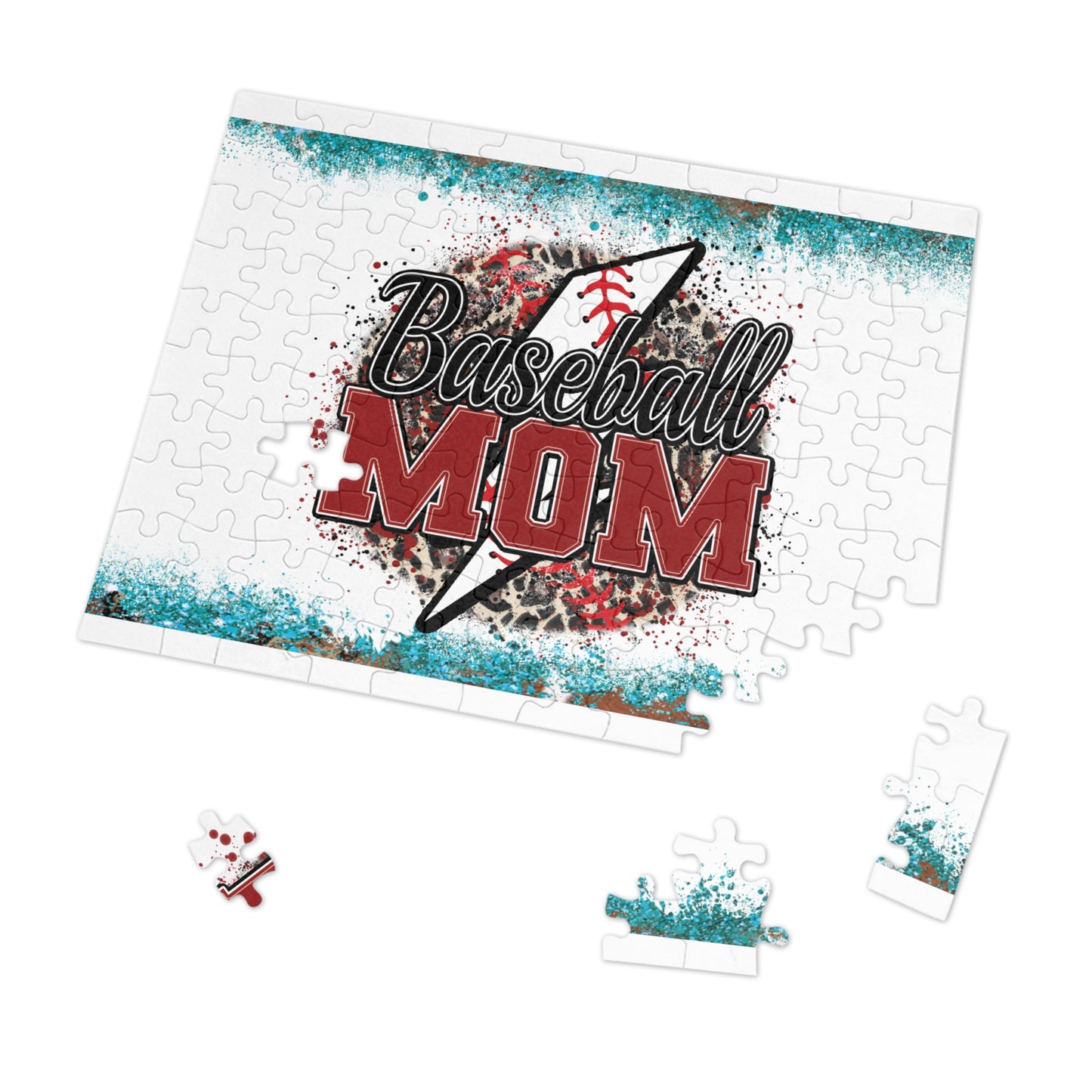 Jigsaw Puzzle, Western, Baseball Mom, Personalised/Non-Personalised (30, 110, 252, 500,1000-Piece)