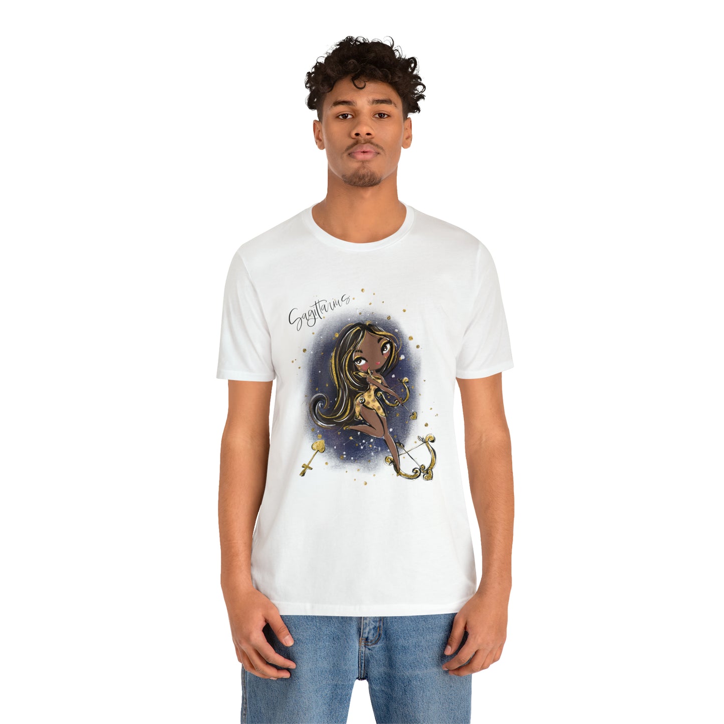 Unisex Jersey Short Sleeve Tee, Zodiac Tee, Sagittarius T-Shirt, Zodiac Sign Tee, Super Soft 9 Sizes