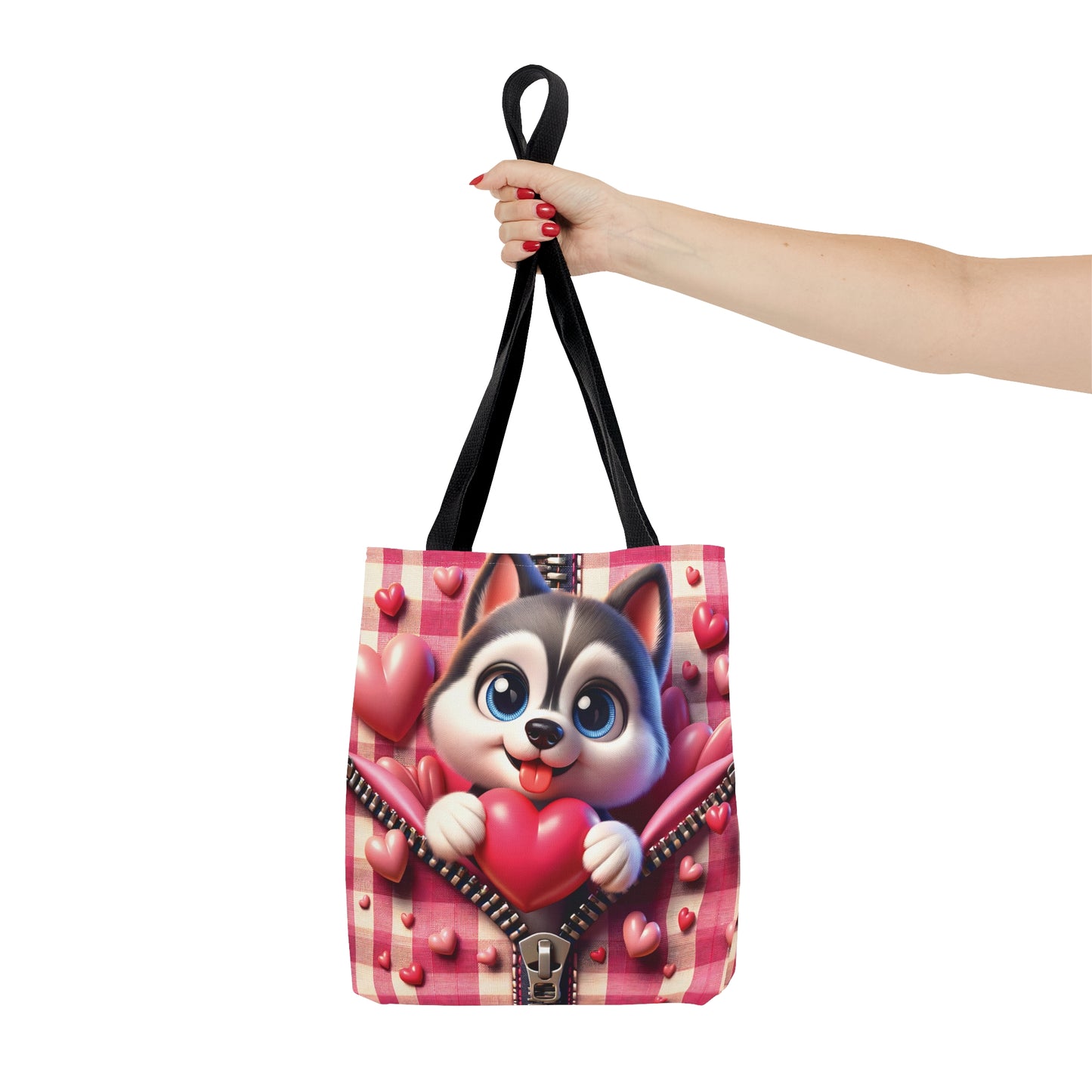 Tote Bag, Cute Dog, Personalised/Non-Personalised Tote bag