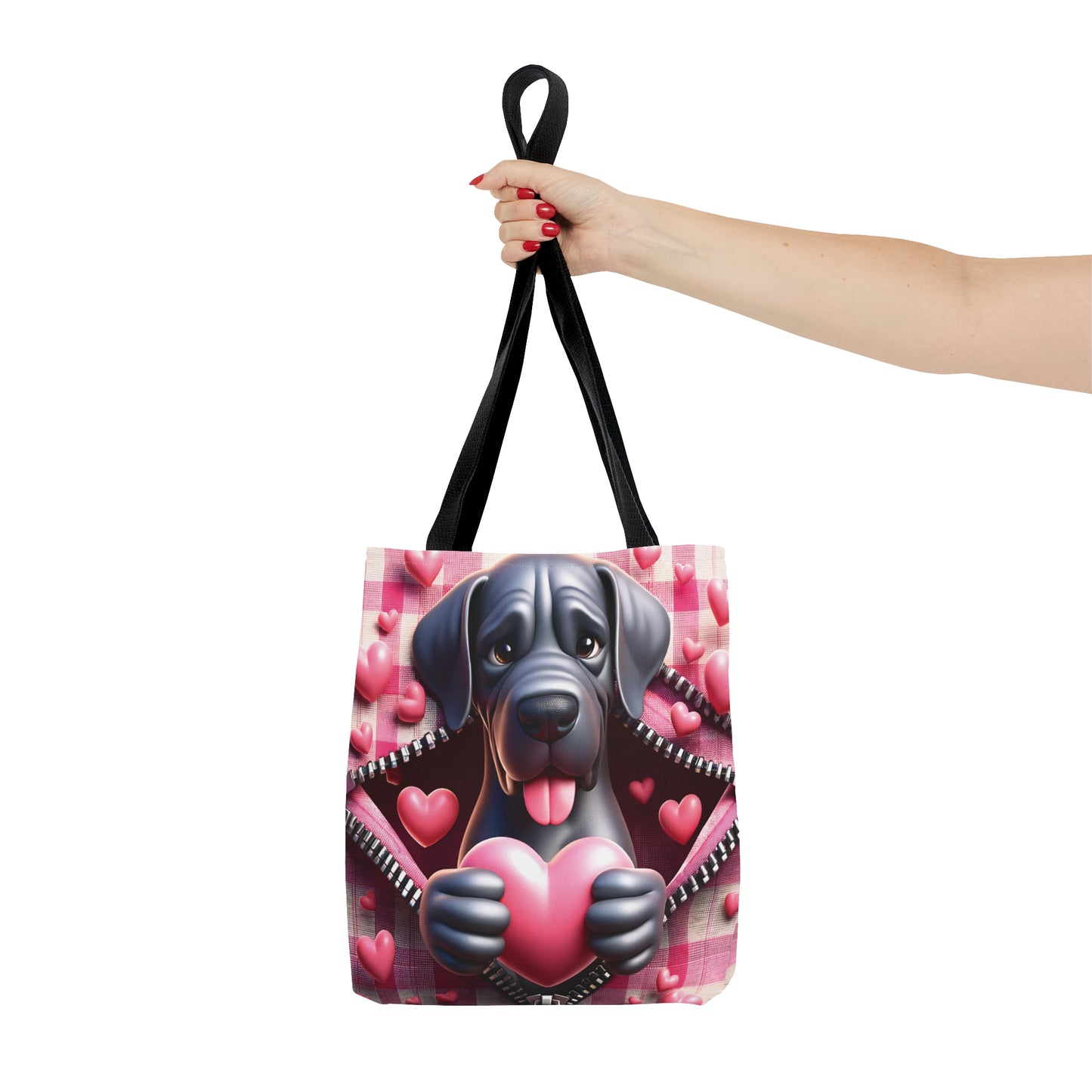 Tote Bag, Cute Dog, Personalised/Non-Personalised Tote bag