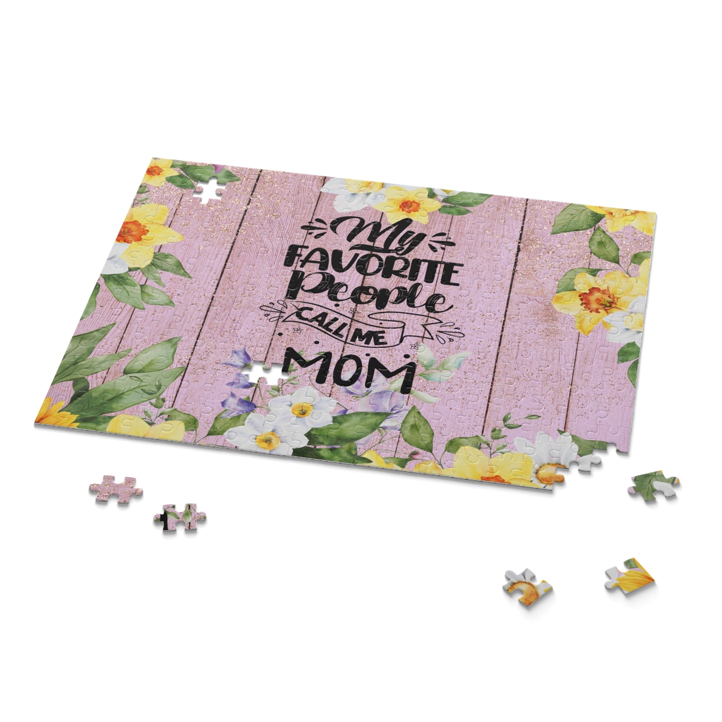 Personalised/Non-Personalised Puzzle, My Favorite people call me Mom (120, 252, 500-Piece)