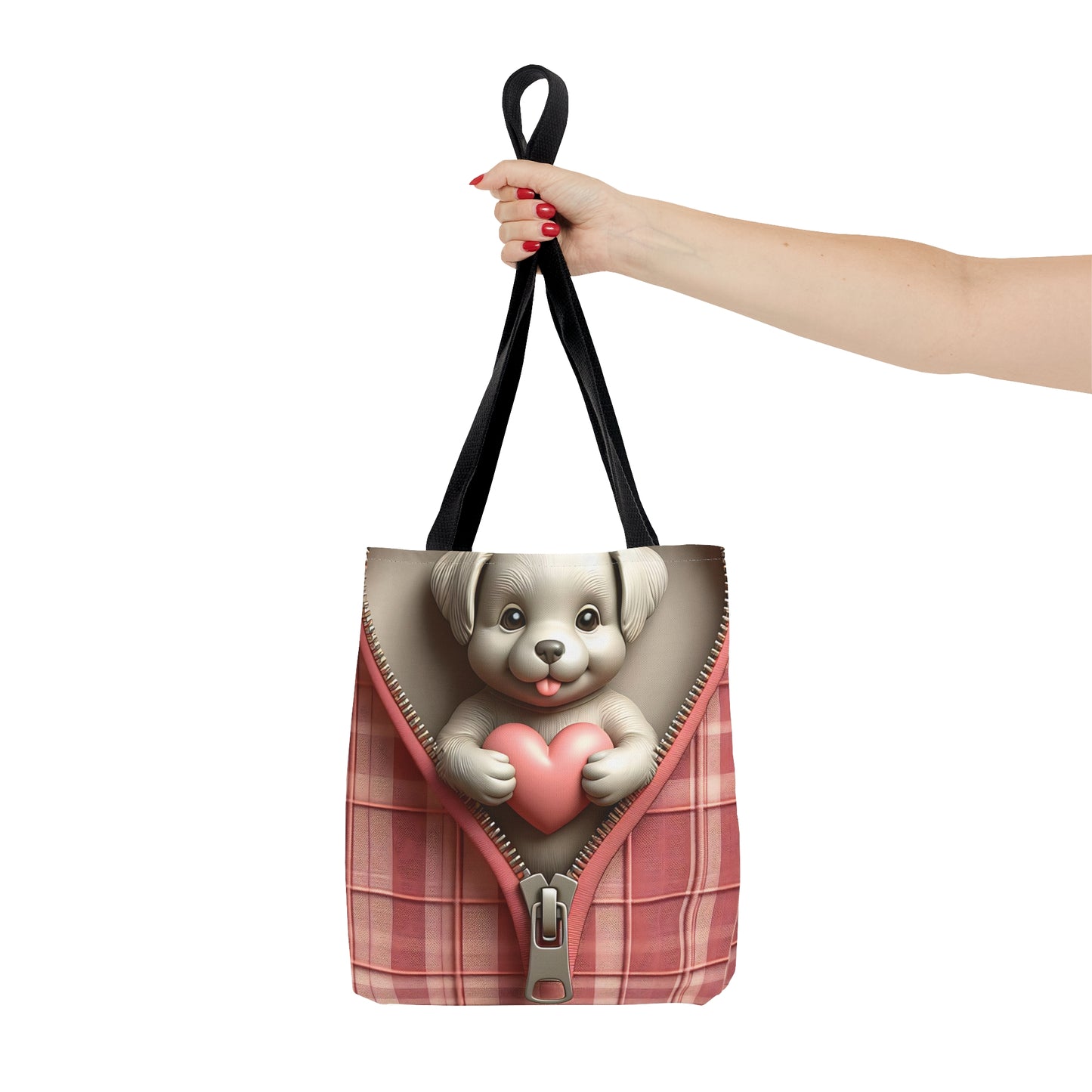 Tote Bag, Cute Dog, Personalised/Non-Personalised Tote bag