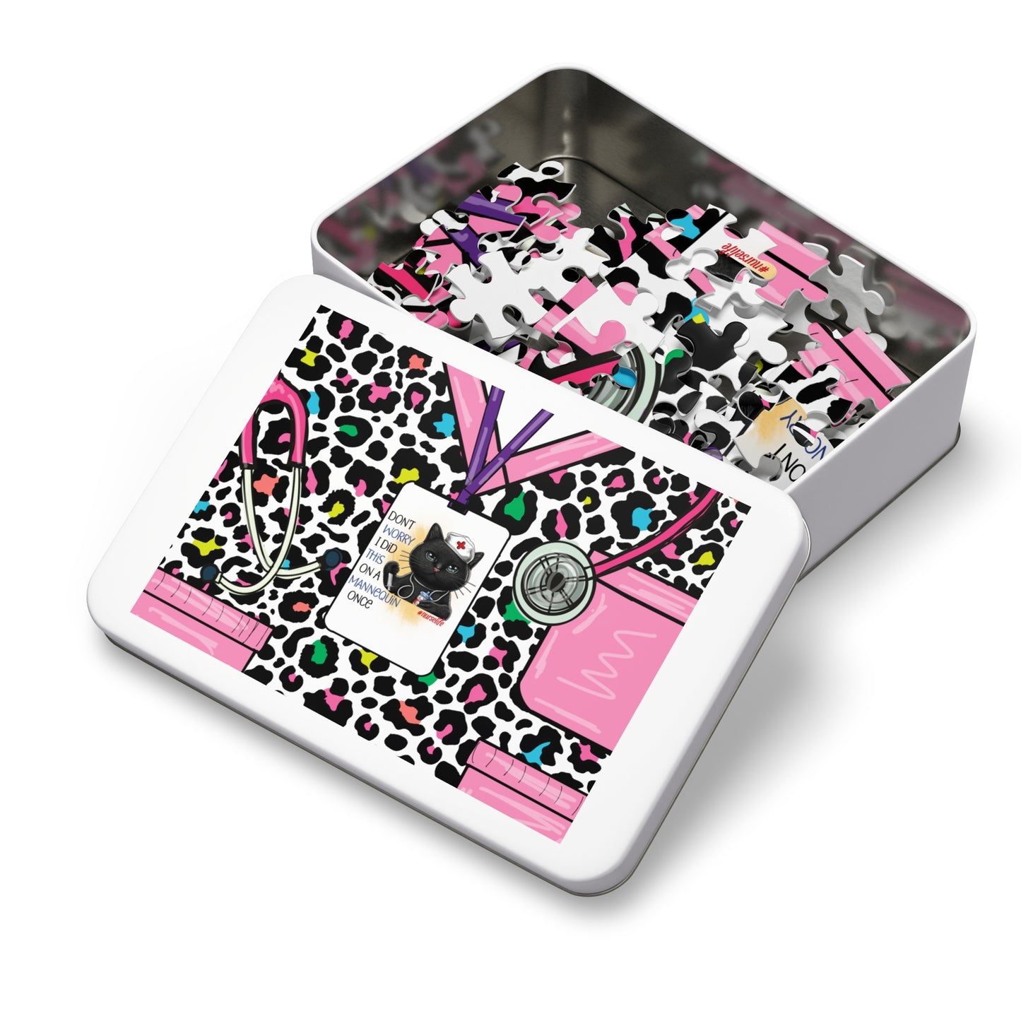 Jigsaw Puzzle, Nurse, Don't Worry I did this on a Mannequin Once, Personalised/Non-Personalised (30, 110, 252, 500,1000-Piece)