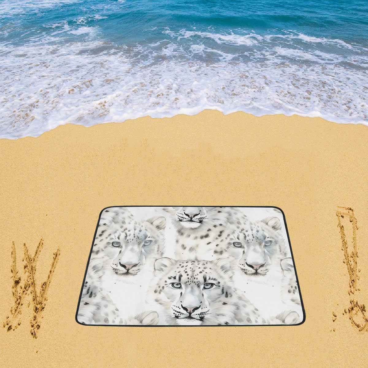 Leopard Beach Mats 78"x 60"