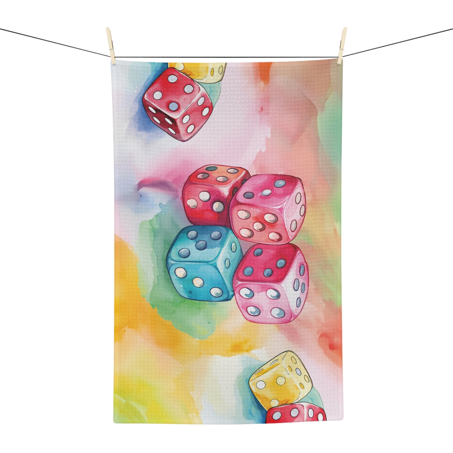 Microfiber Tea Towel Dice