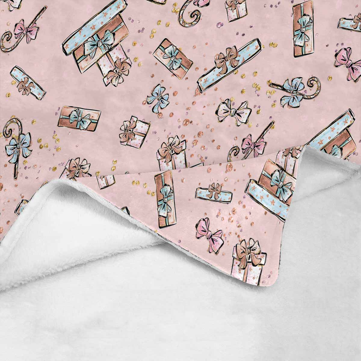 Pink Christmas Ultra-Soft Micro Fleece Blanket 30*40