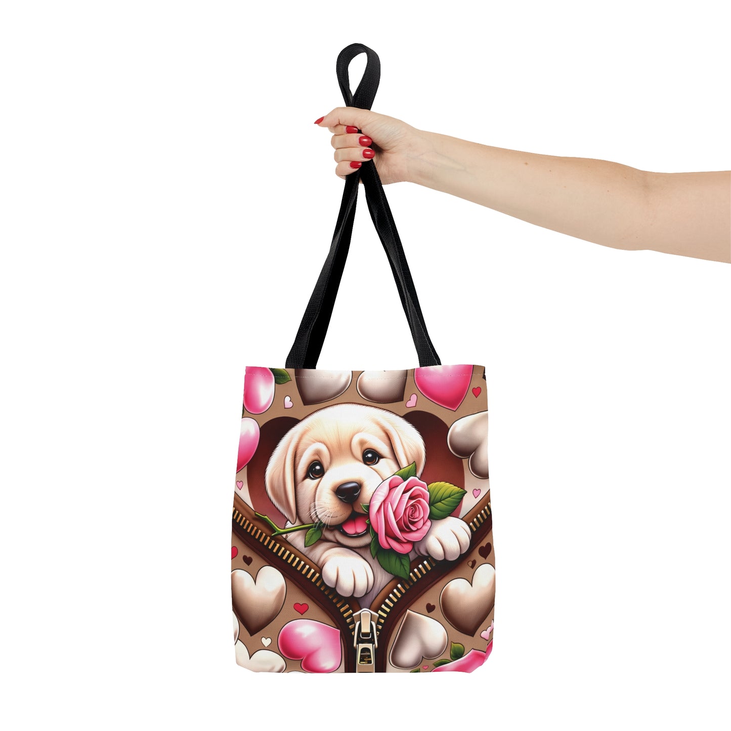 Tote Bag, Cute Dog, Personalised/Non-Personalised Tote bag