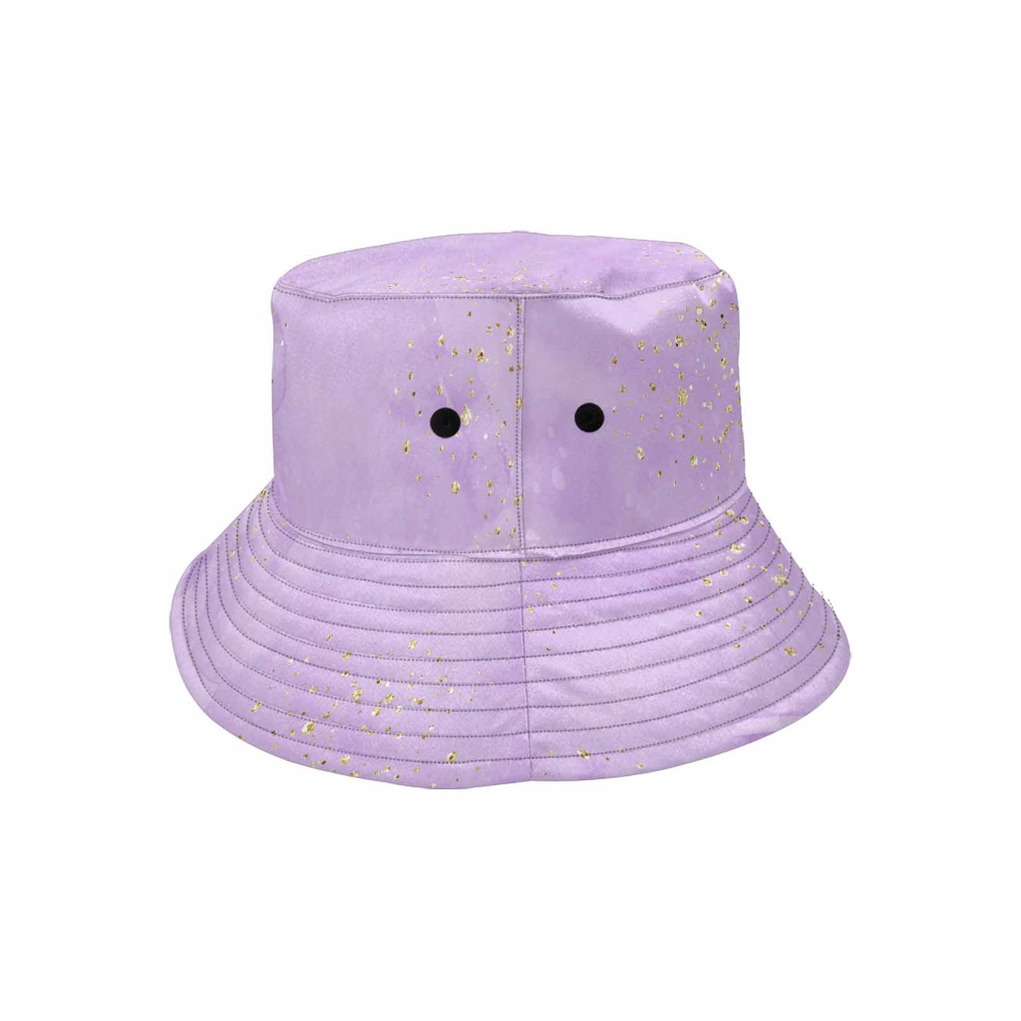 Purple Unisex Summer Single-Layer Bucket Hat