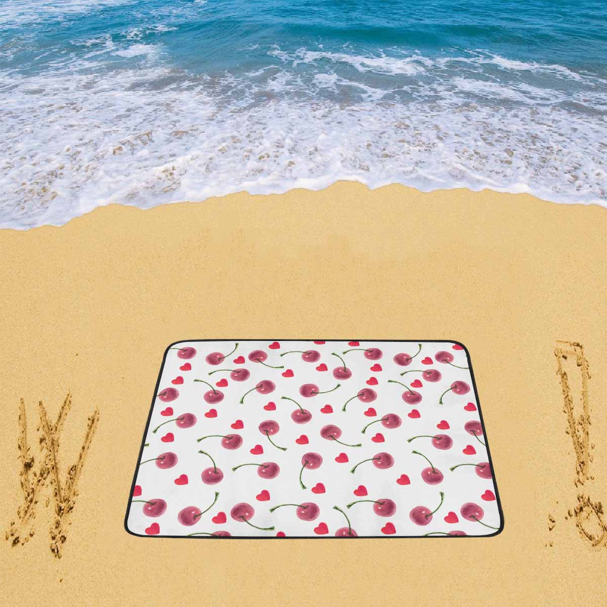 Cherries Beach Mats 78"x 60"