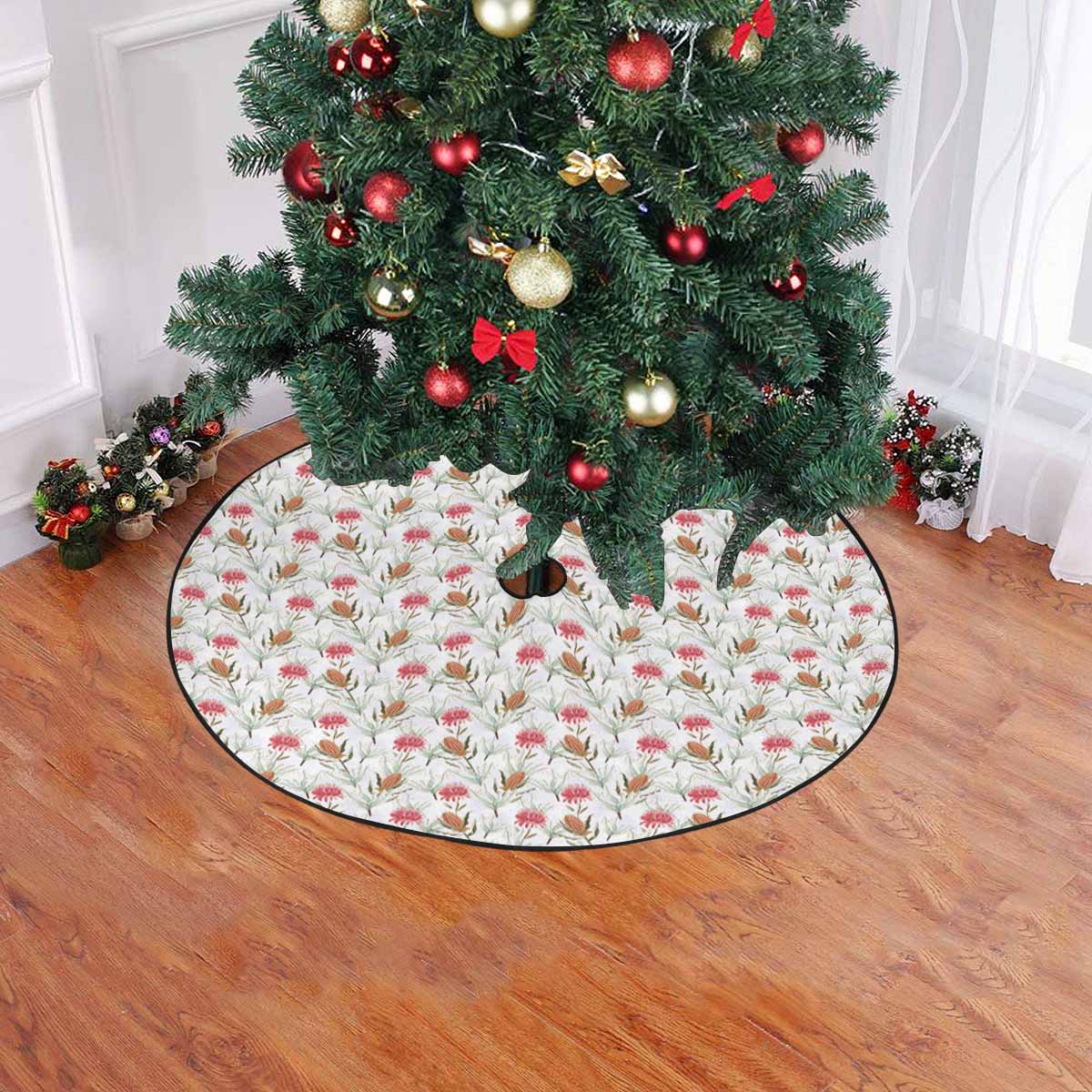 Australian Wattle 50 Christmas Tree Skirt