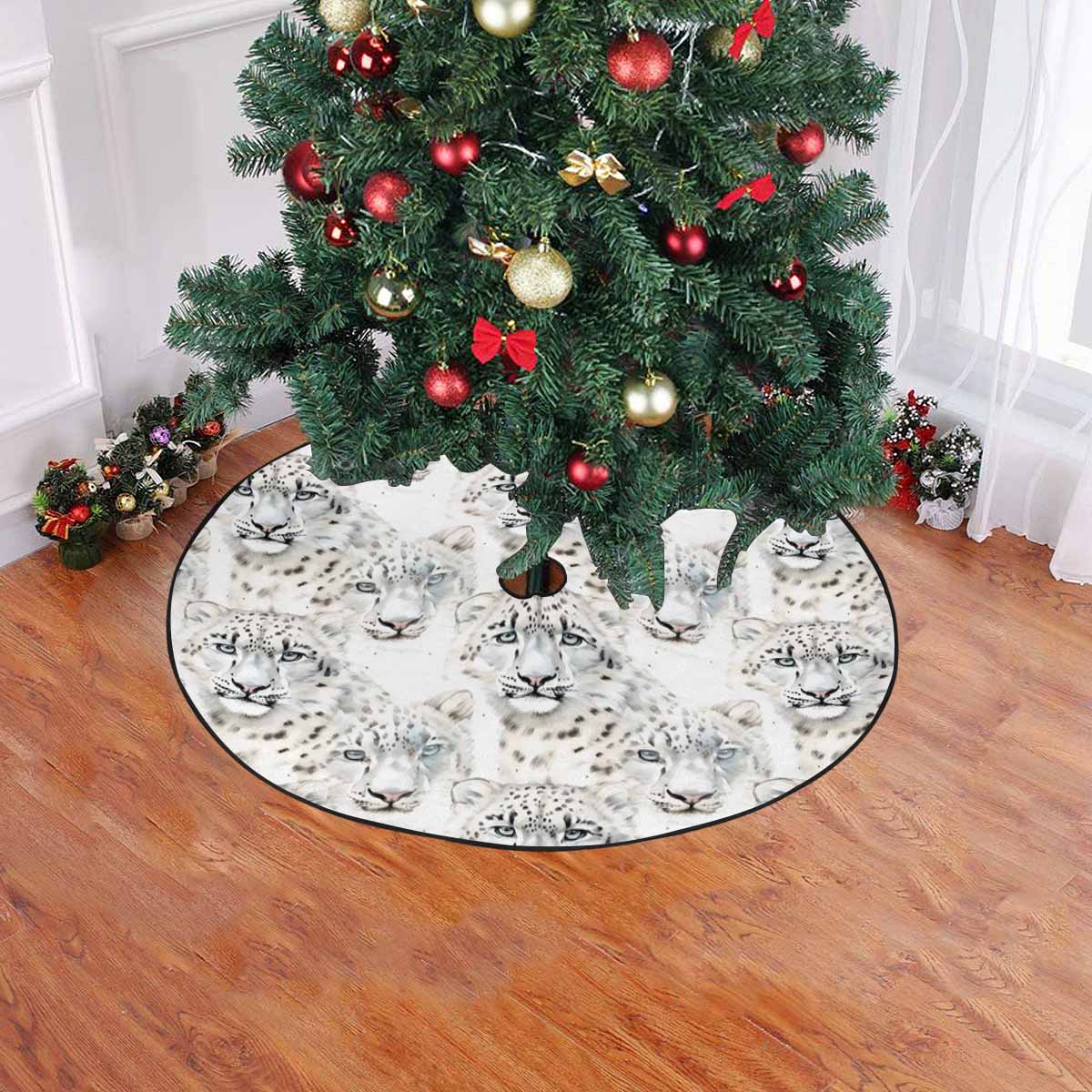 Leopard Christmas Tree Skirt