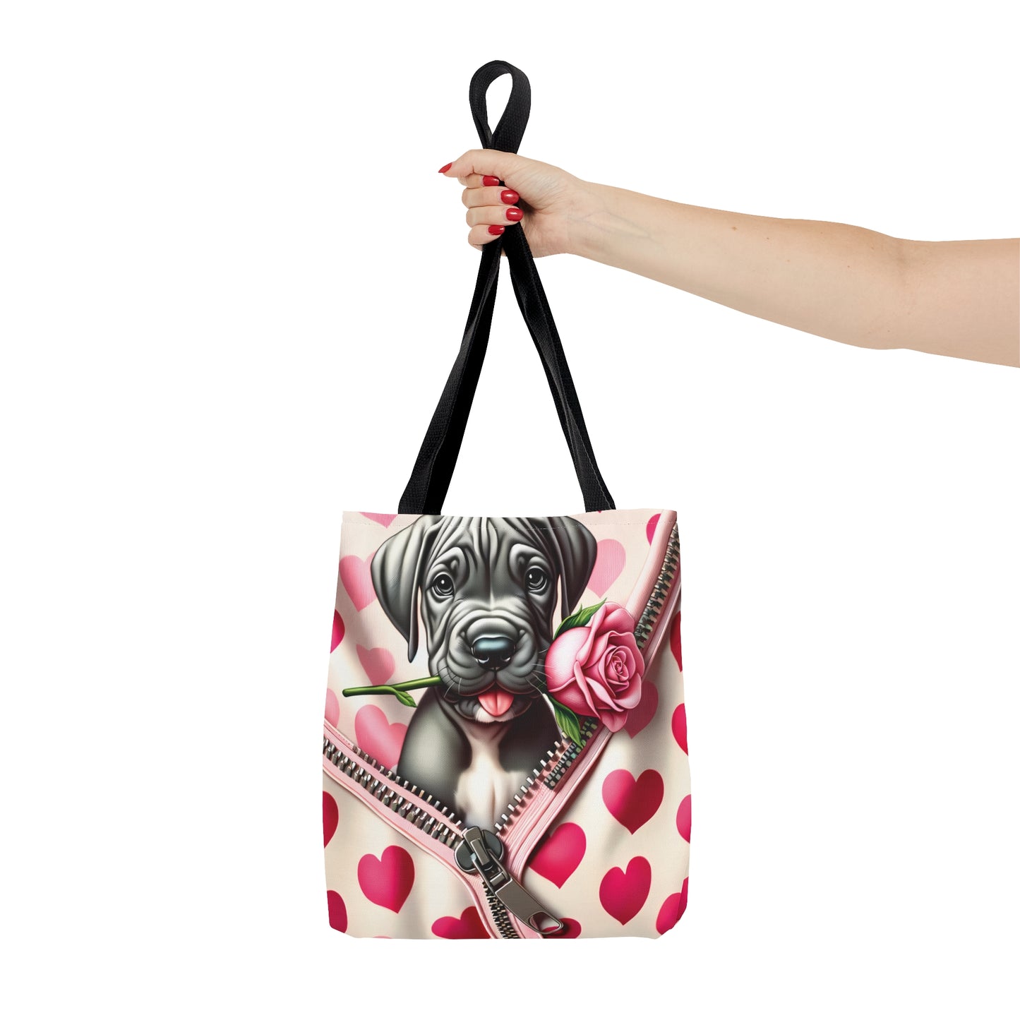 Tote Bag, Cute Dog, Personalised/Non-Personalised Tote bag