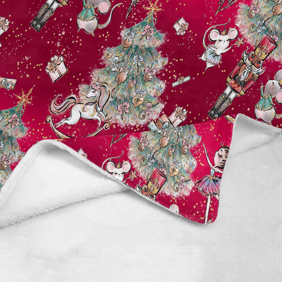 Red Christmas Ultra-Soft Micro Fleece Blanket 30*40