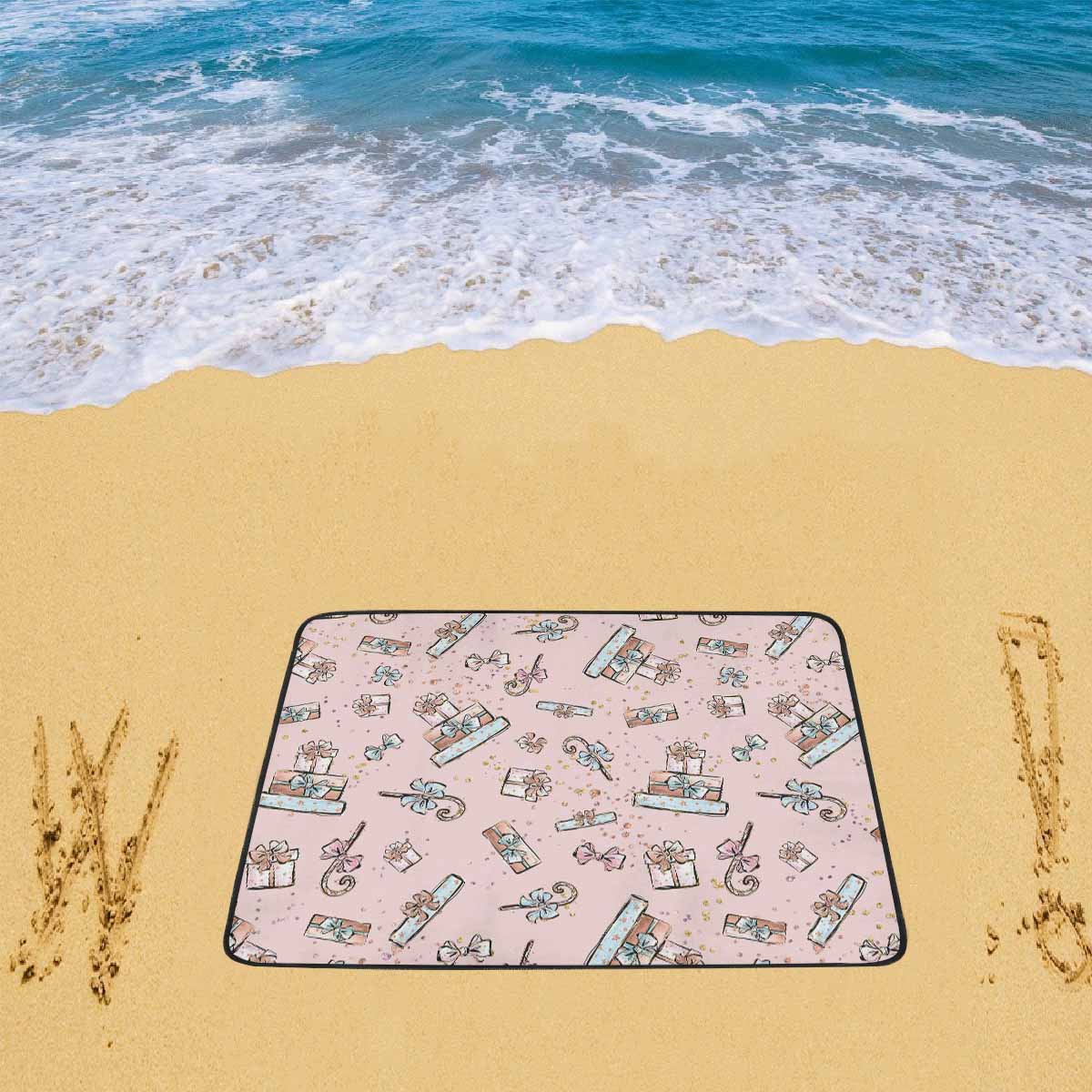 Pink Christmas Beach Mats 78"x 60"