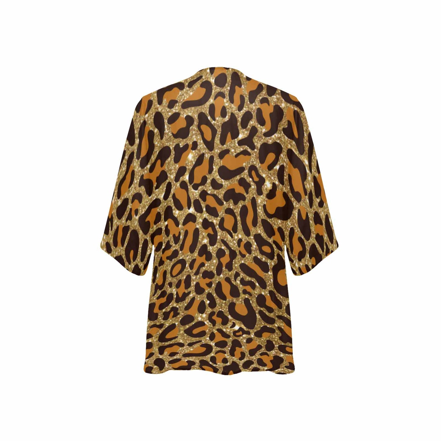 Animal print 5 Women's Kimono Chiffon Cover Up