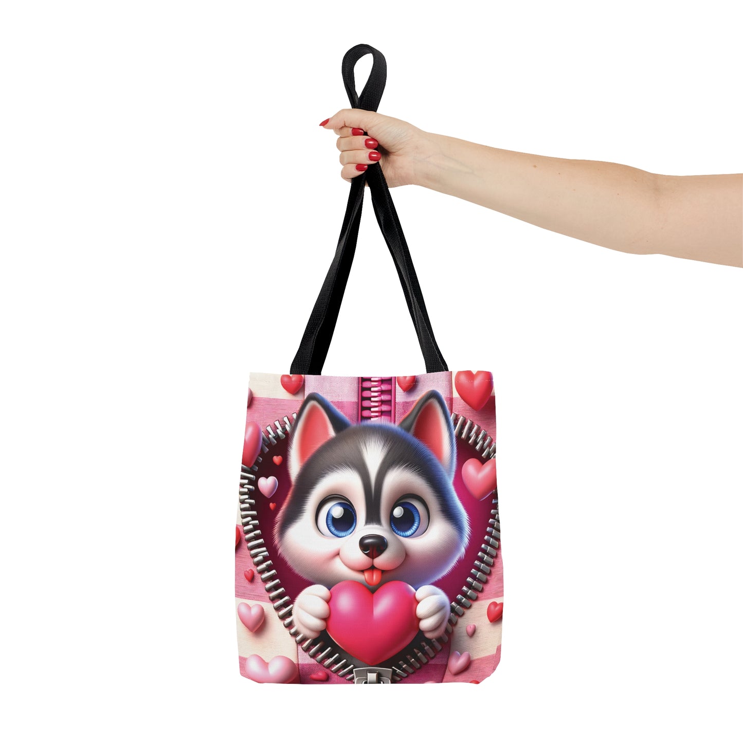 Tote Bag, Cute Dog, Personalised/Non-Personalised Tote bag