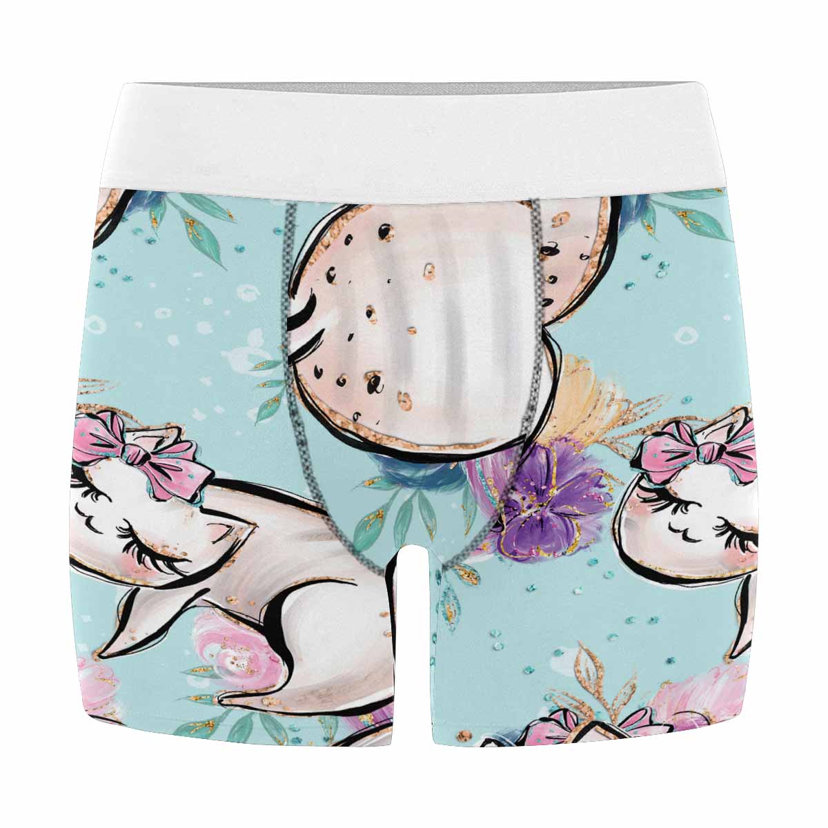 Blue Cats Men's All Over Print Boxer Briefs (Made In AUS)