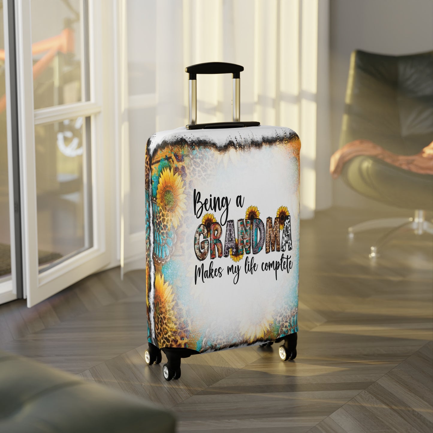 Luggage Cover, Country and Western, Being a Grandma Makes my Life Complete, awd-1020