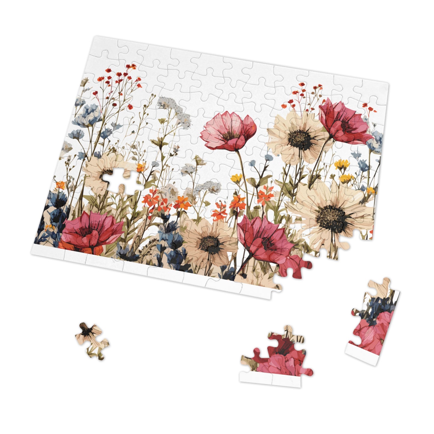 Jigsaw Puzzle, Floral, Personalised/Non-Personalised (30, 110, 252, 500,1000-Piece)