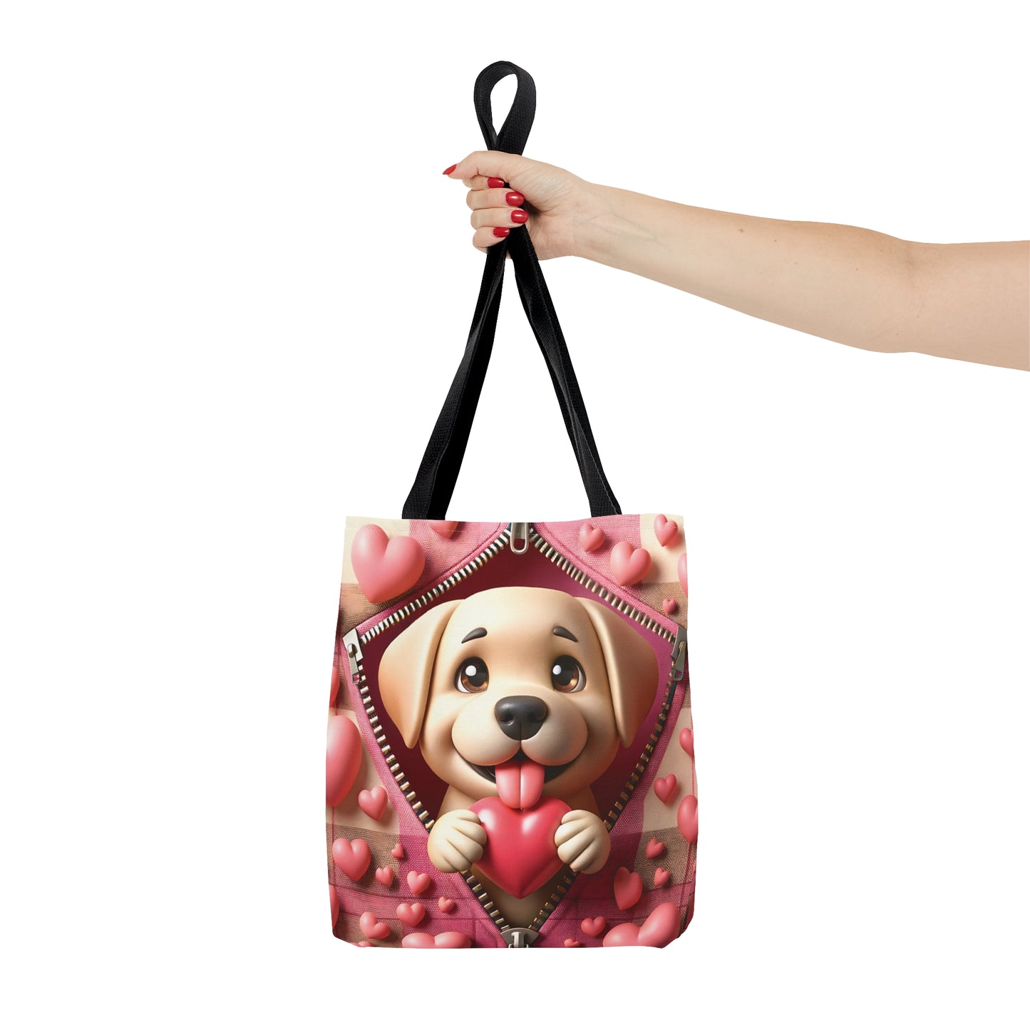 Tote Bag, Cute Dog, Personalised/Non-Personalised Tote bag