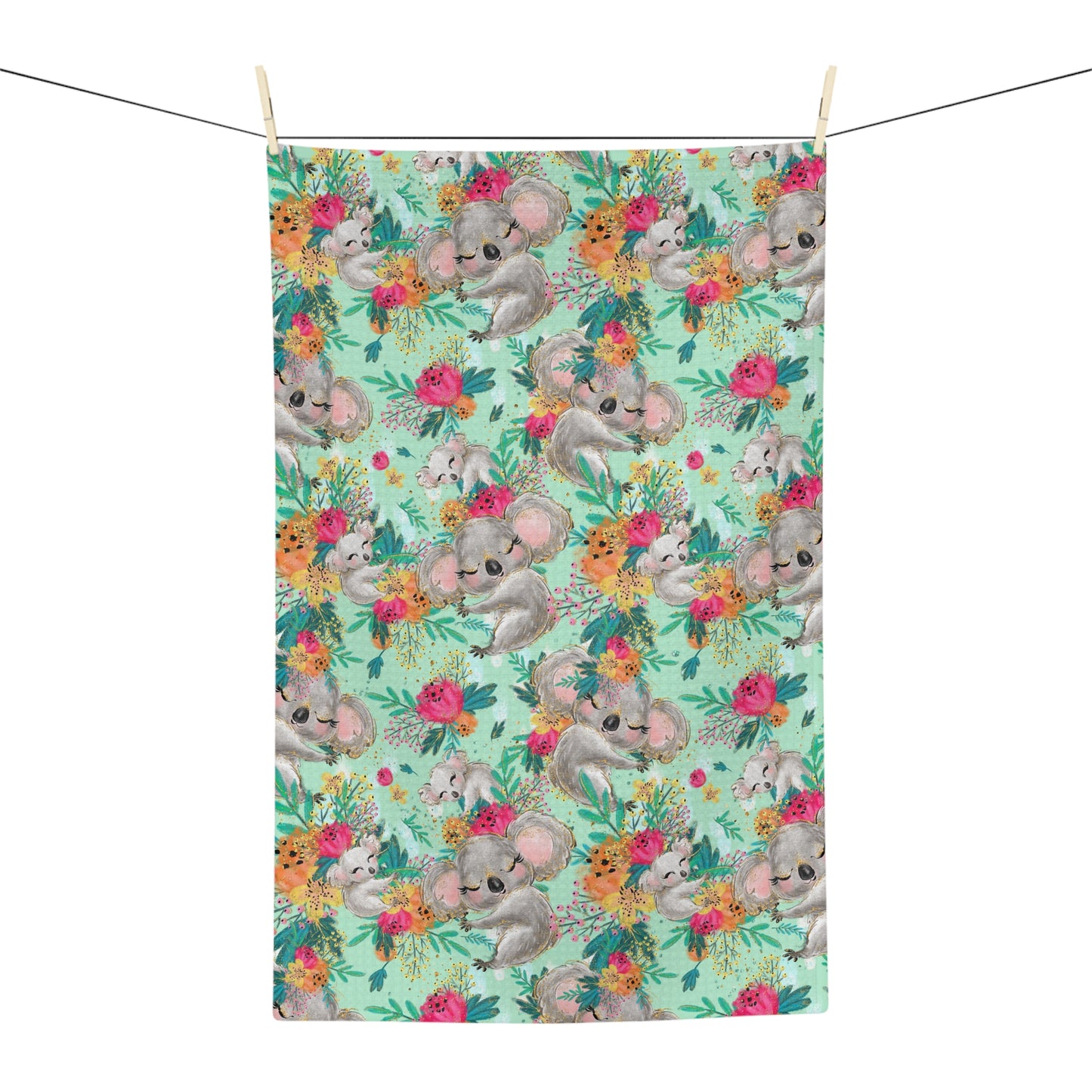 Microfiber Tea Towel Australian Animals
