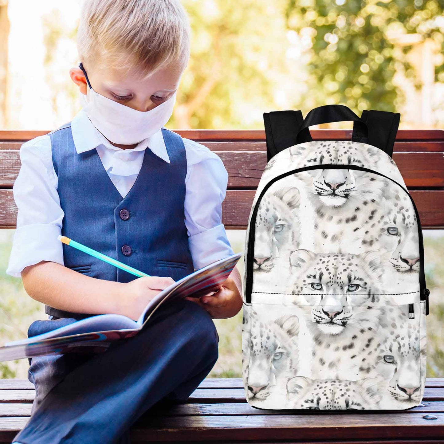 Leopard Adult Casual Backpack