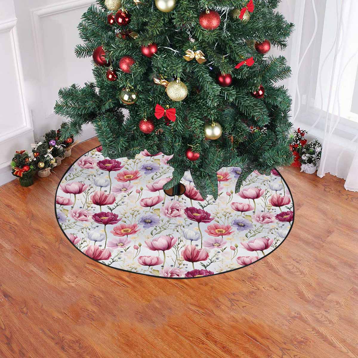 Wildflowers Christmas Tree Skirt