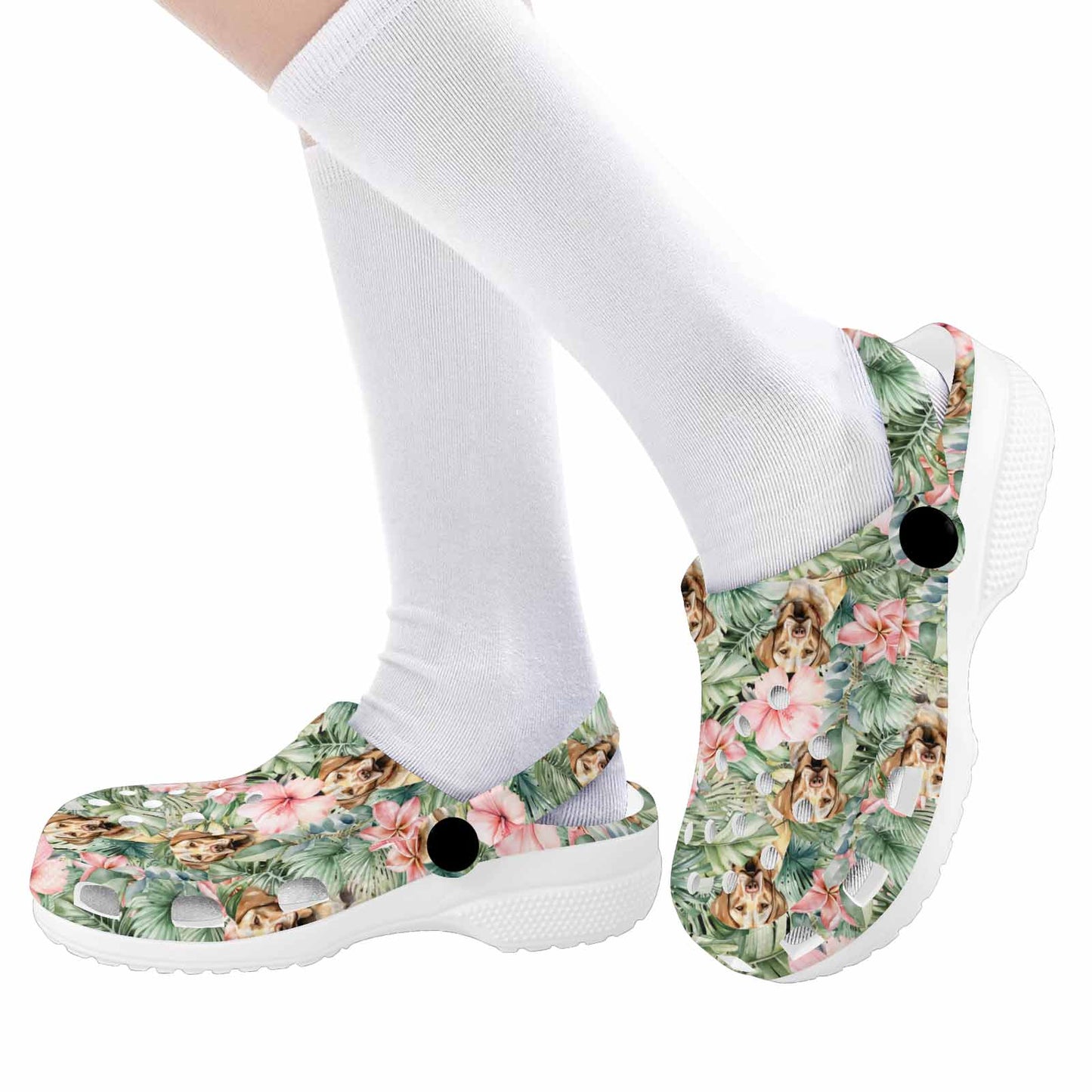 Labradors test Custom Print Kids Clogs