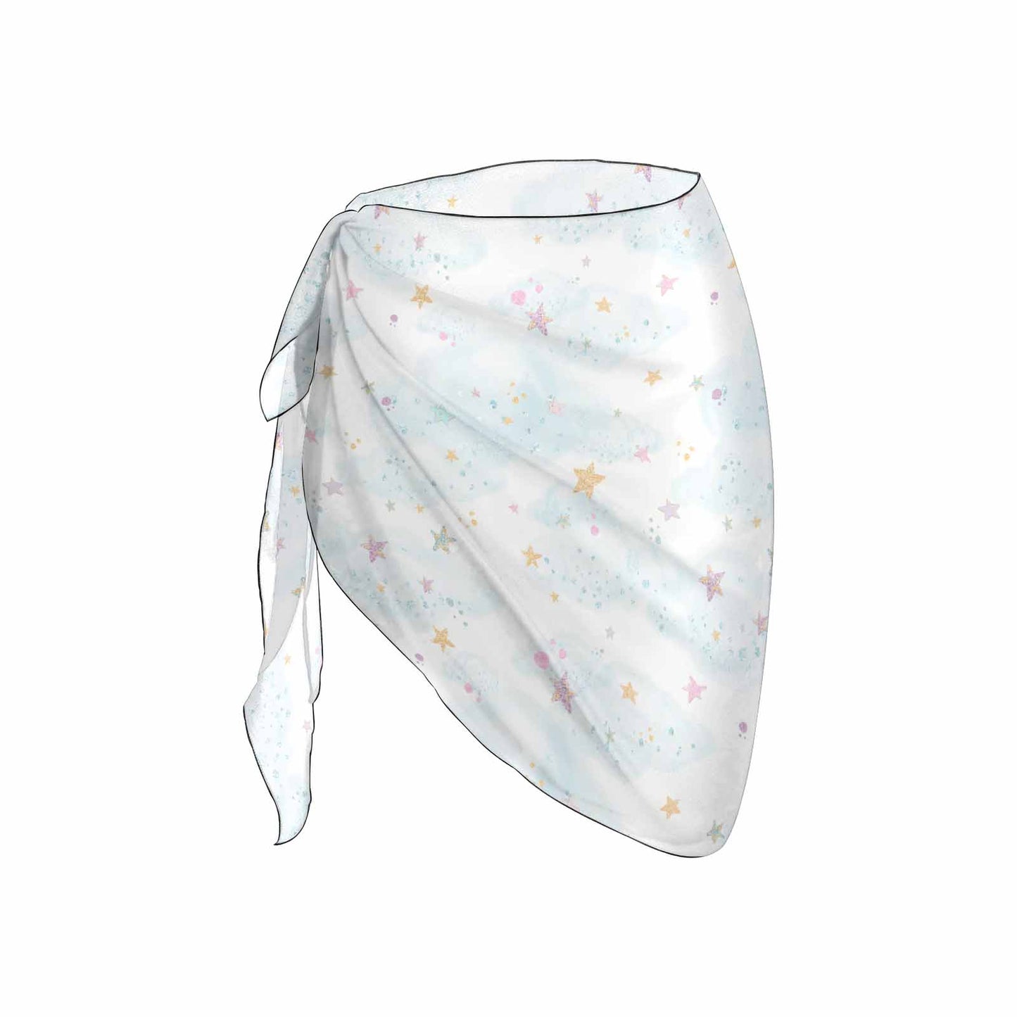 Cloud Stars Women's Beach Sarong Wrap