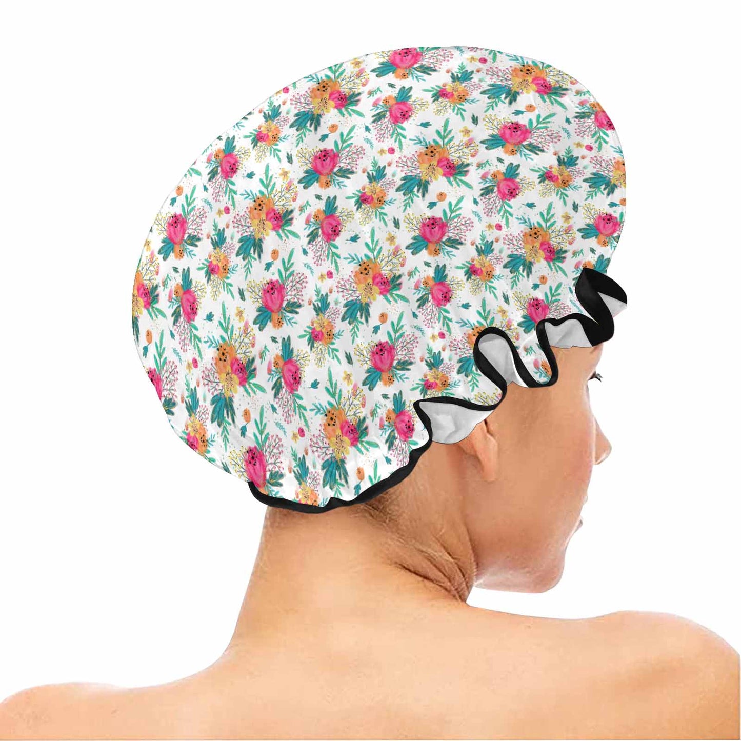 Australian Floral Shower Cap