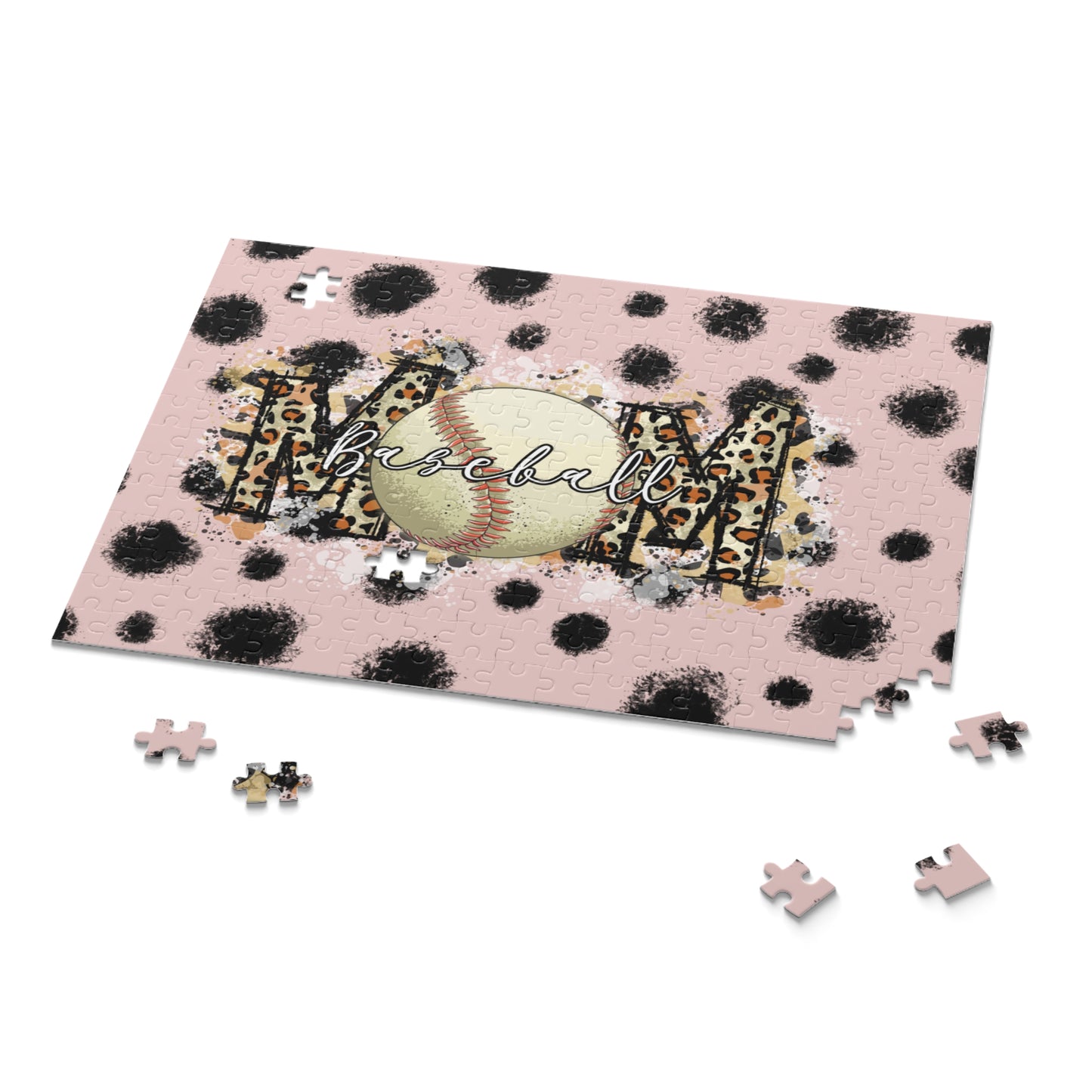 Personalised/Non-Personalised Puzzle, Baseball, Mum, Mom (120, 252, 500-Piece)