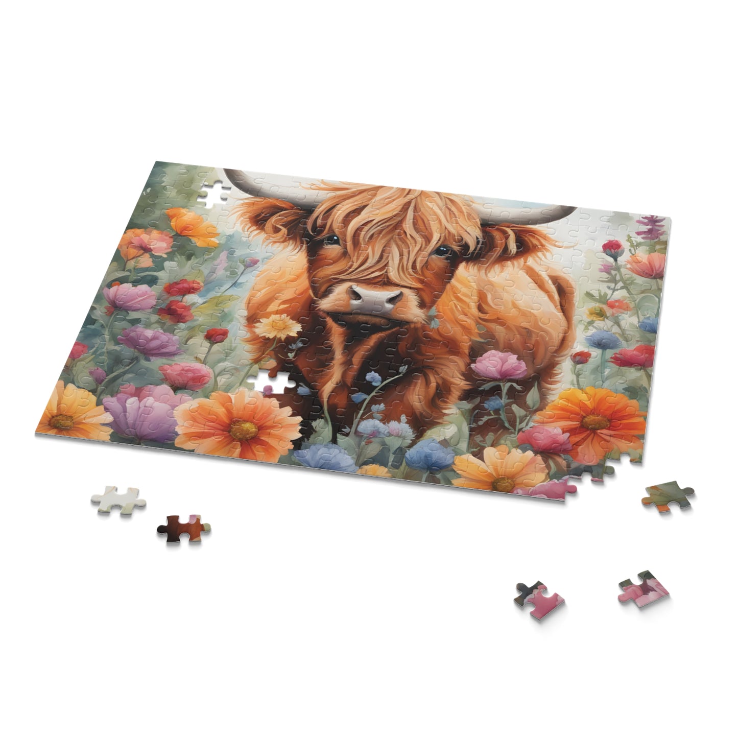 Puzzle, Highland Cow (120, 252, 500-Piece) awd-642