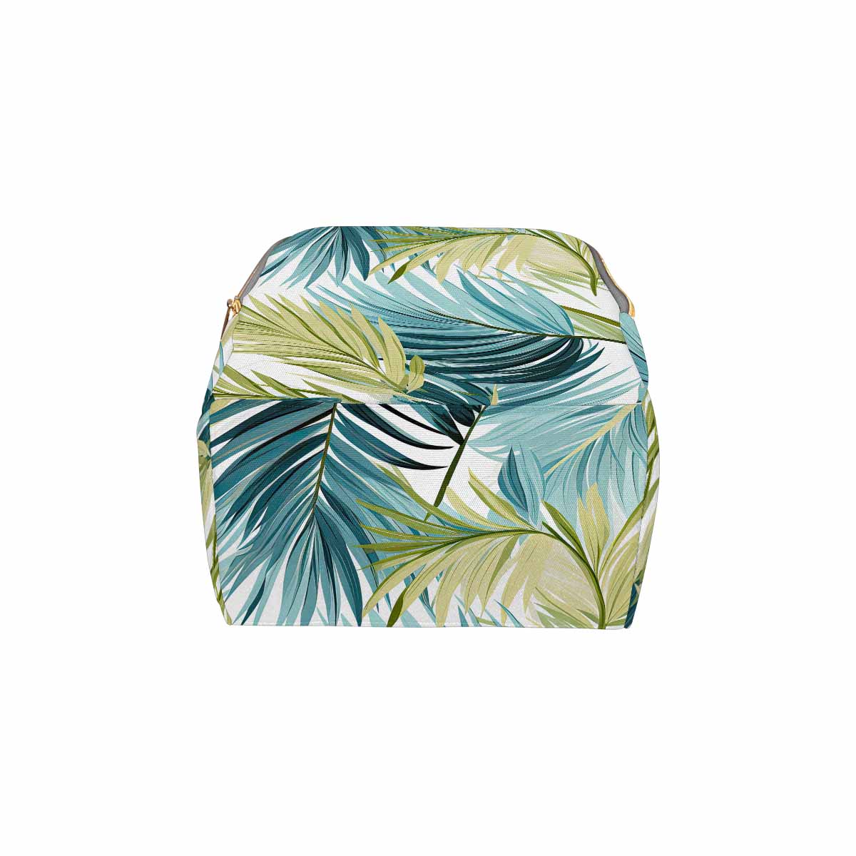 Palm Leaves Blue Green Diaper Bag Backpack