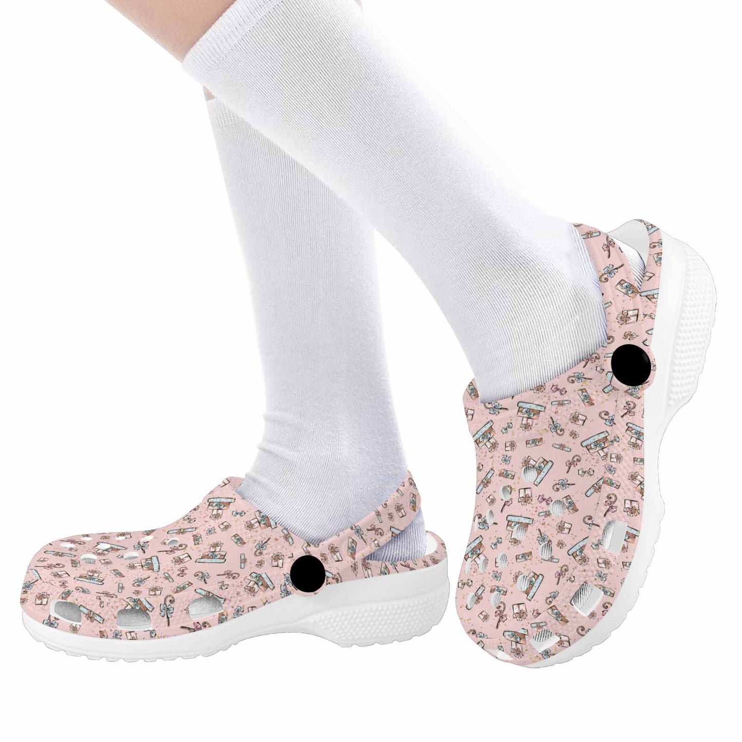 Presents Custom Print Kids Clogs