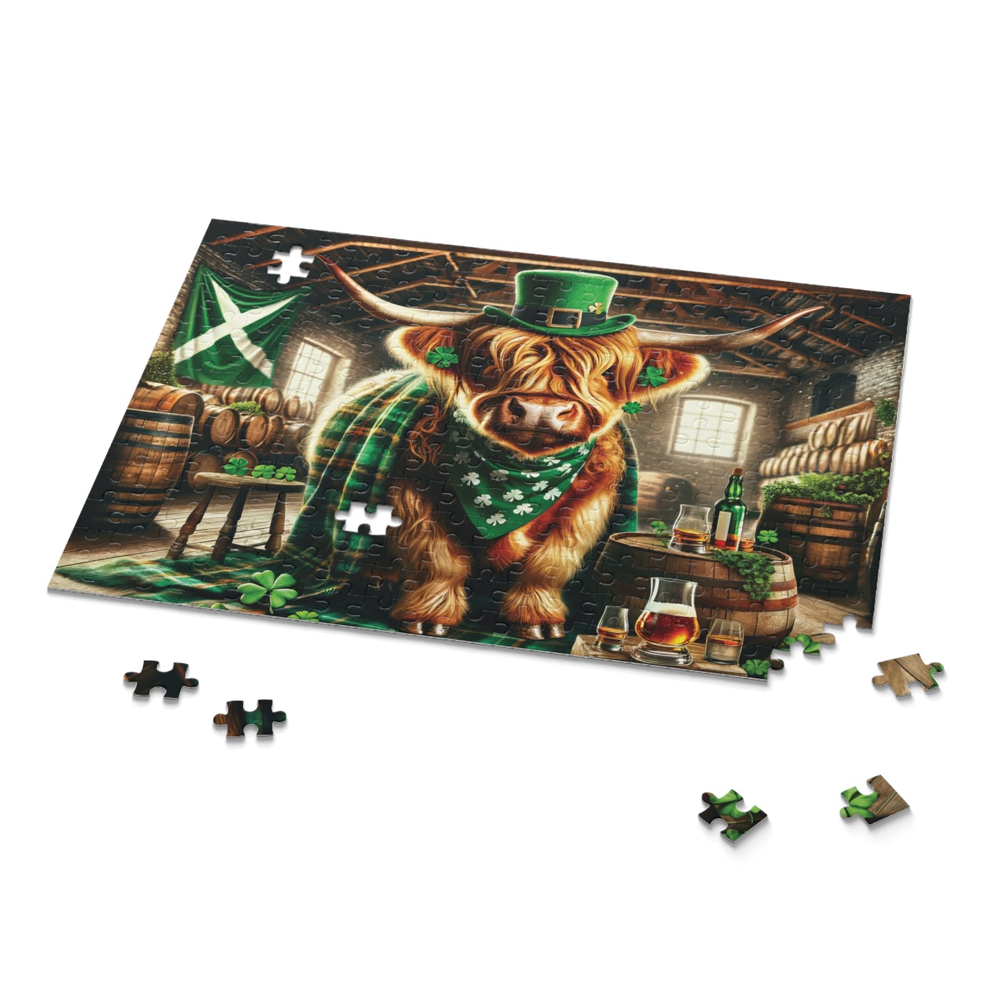 Puzzle, Highland Cow (120, 252, 500-Piece) awd-662