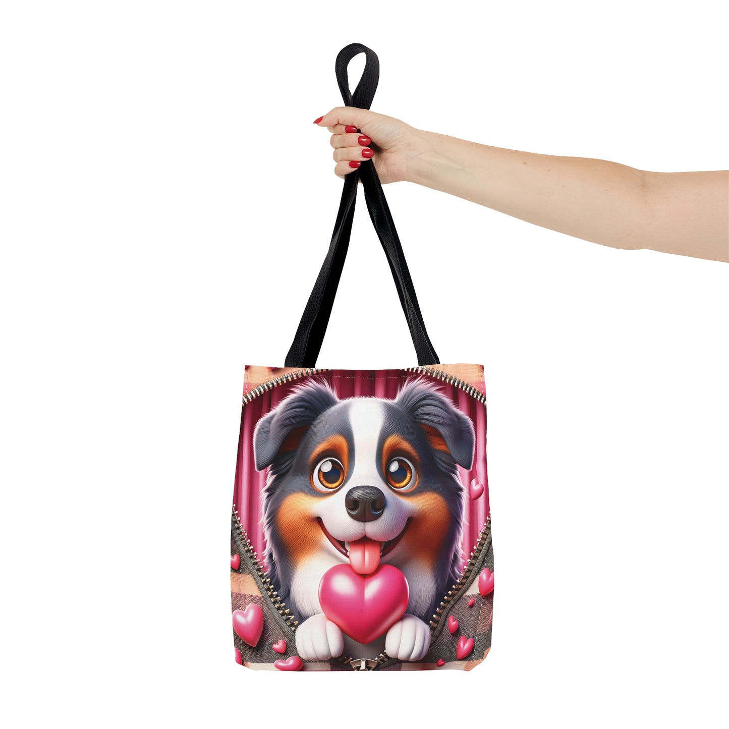 Tote Bag, Cute Dog, Personalised/Non-Personalised Tote bag