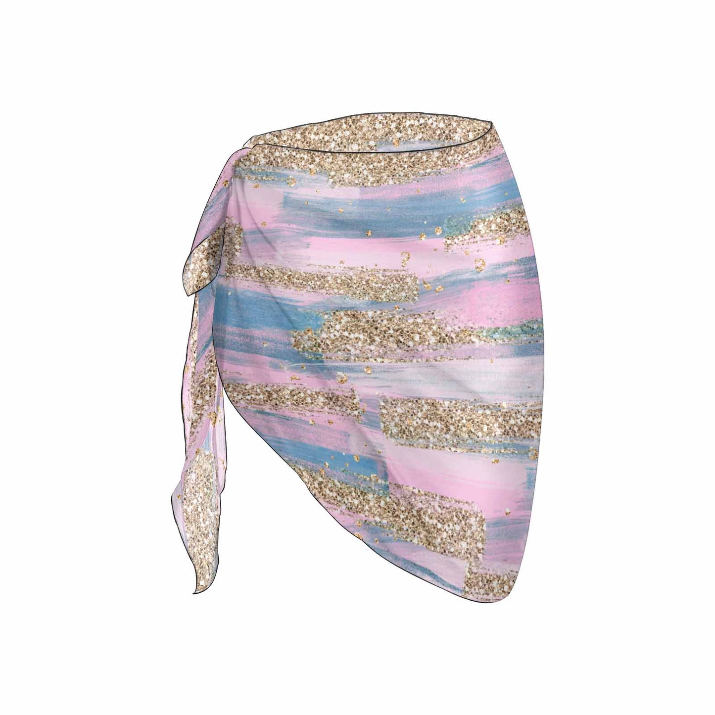 Pink Splash Women's Beach Sarong Wrap