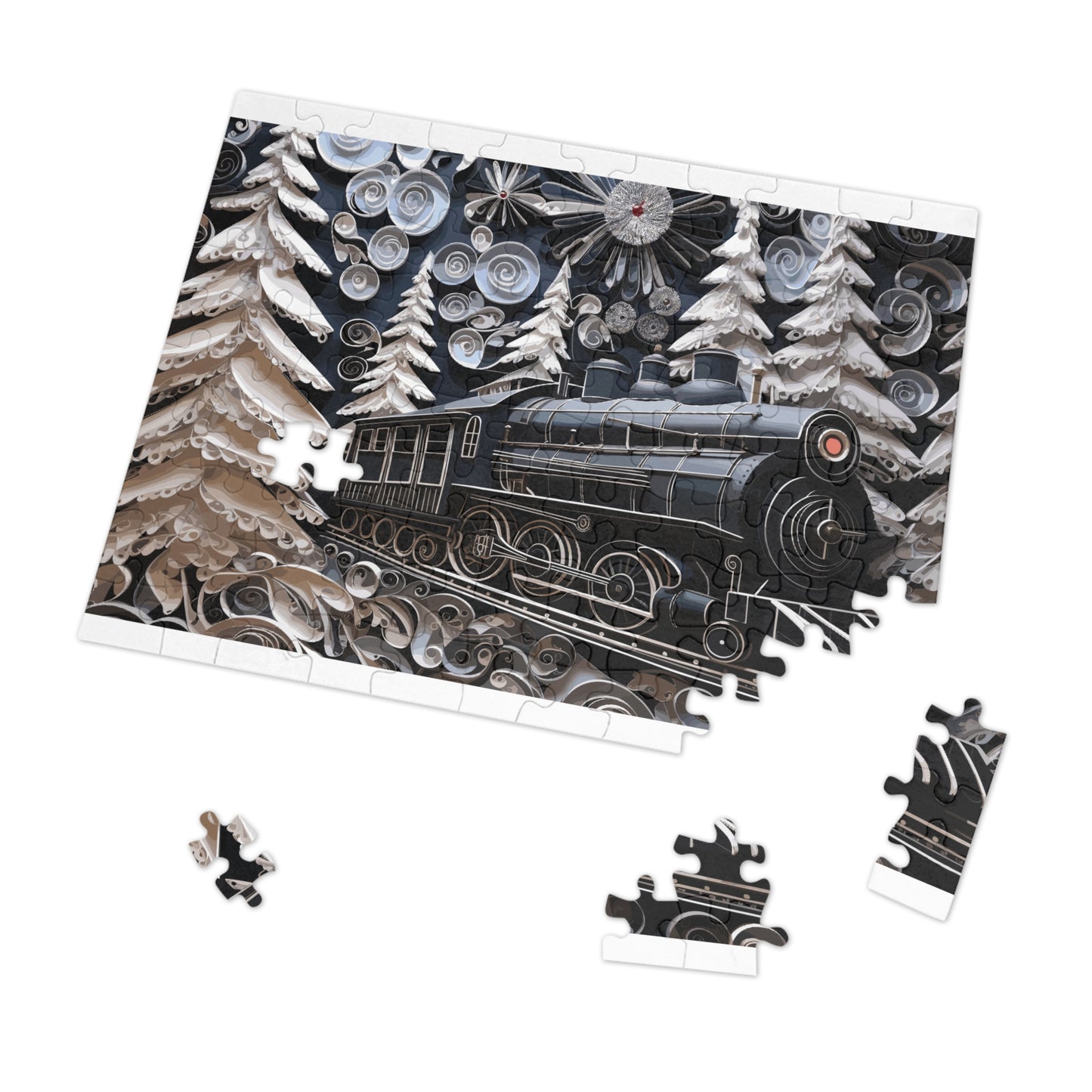 Jigsaw Puzzle, Train, Personalised/Non-Personalised (30, 110, 252, 500,1000-Piece)