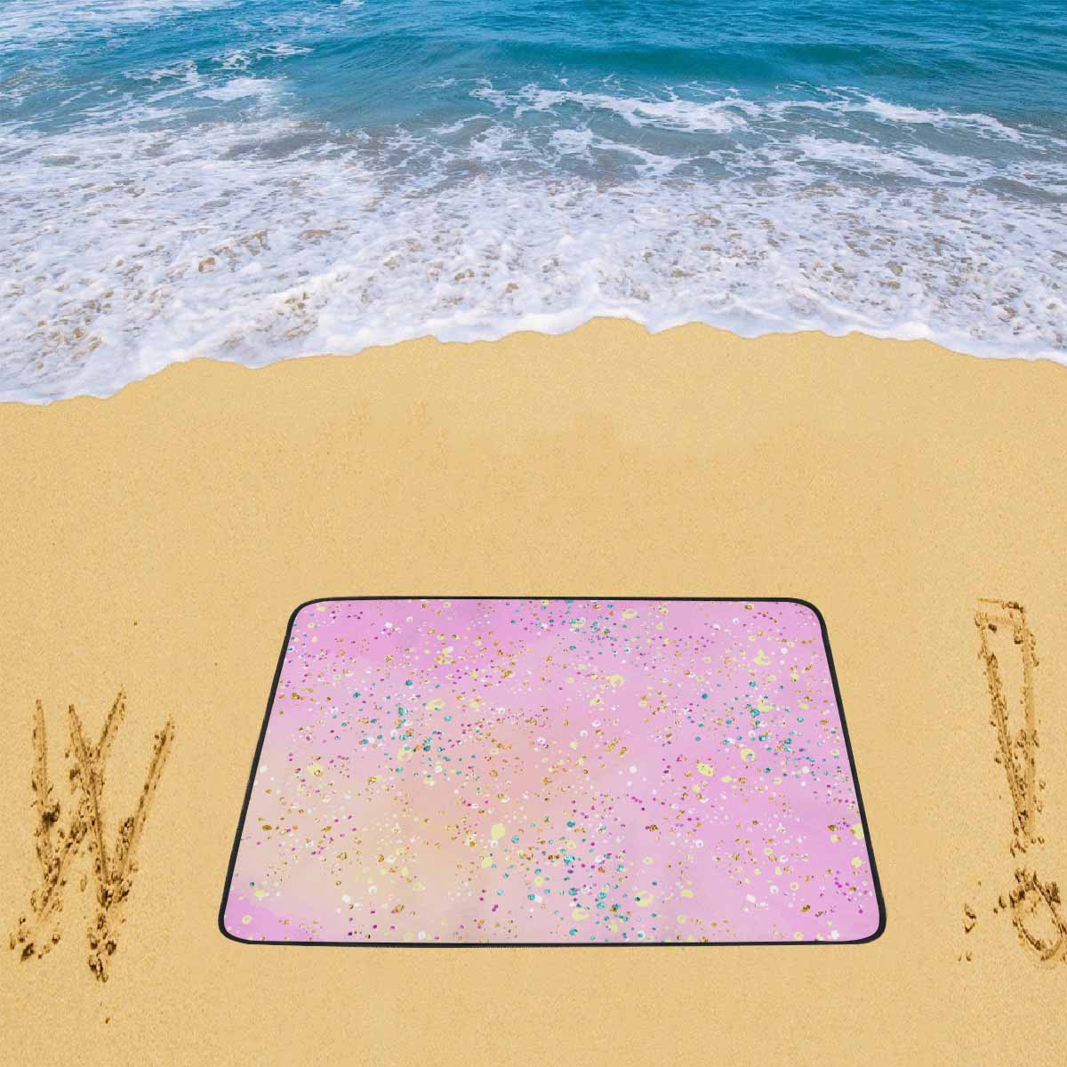 Pink Splash Beach Mats 78"x 60"